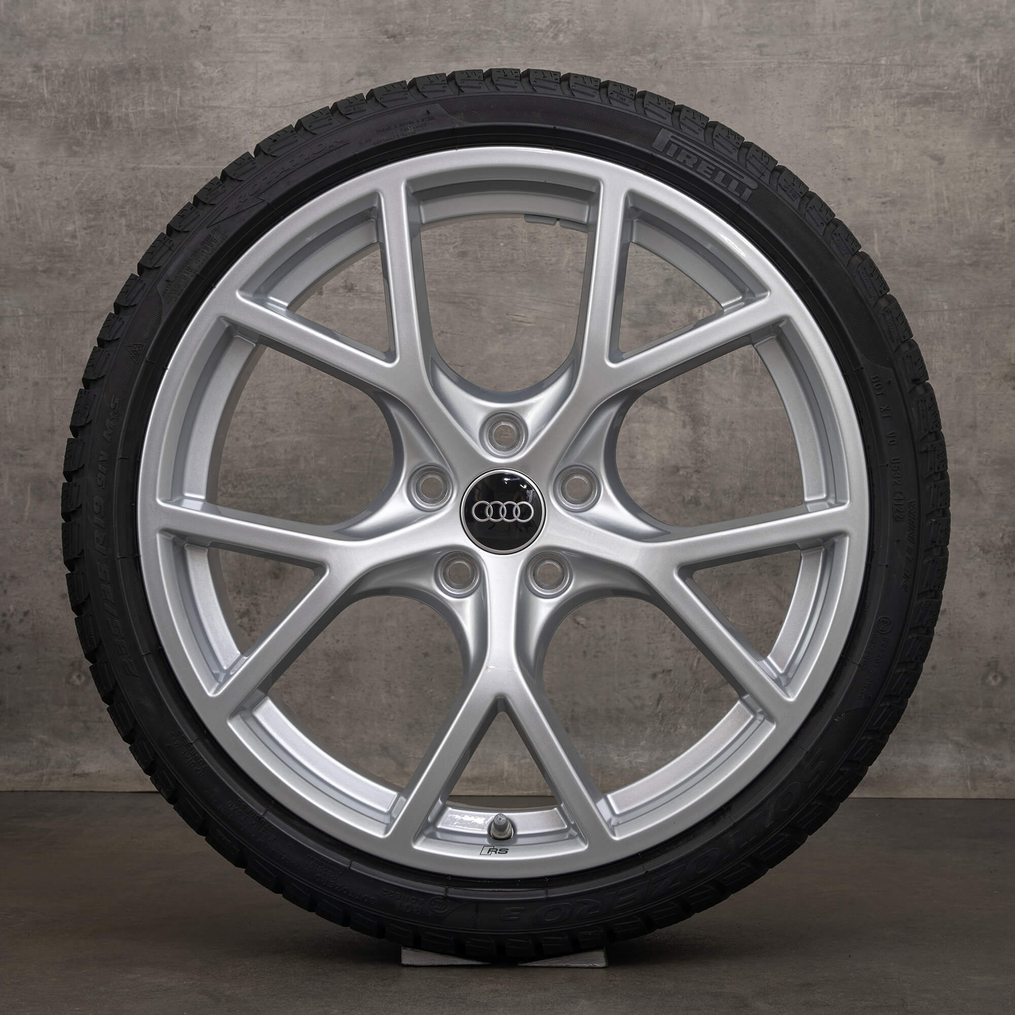 Cerchi invernali originali Audi RS3 cerchi 19 pollici 8Y 8Y0601025BT 8Y0601025BQ argento