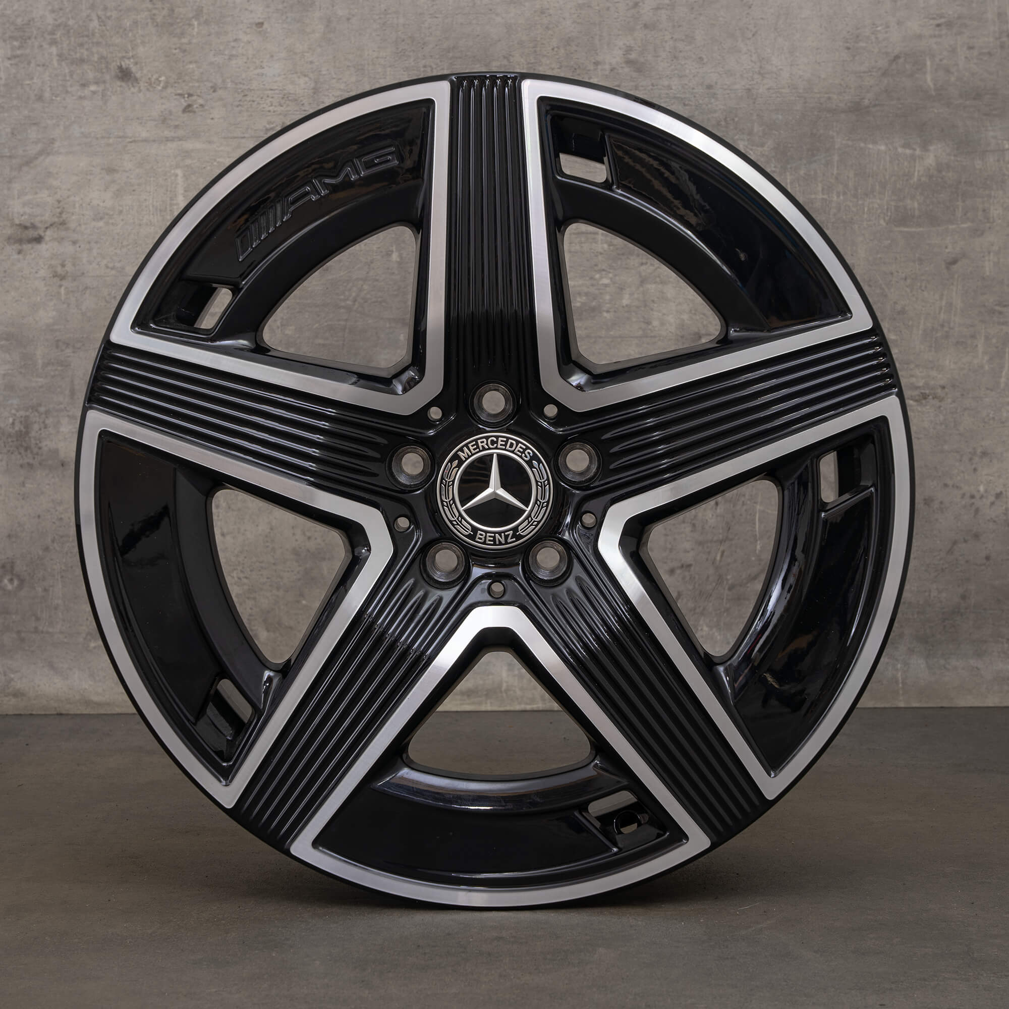 OEM Mercedes GLC X254 19 inch rims A2544010400 A2544010500 black