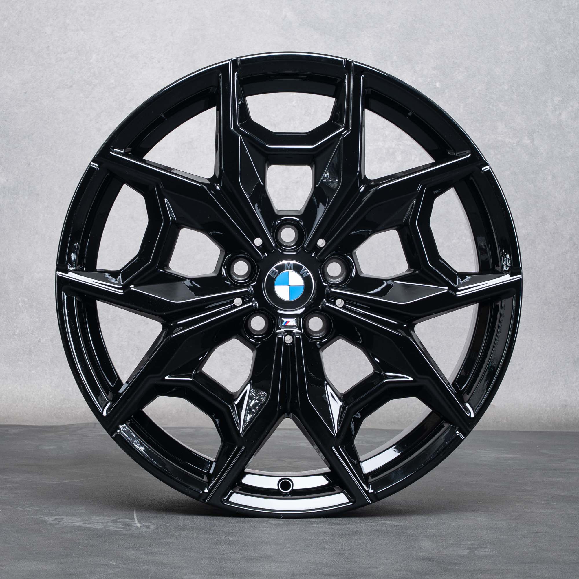Oryginalne felgi BMW X3 X4 19 cali G01 G02 Styling 887 M nr kat 7916263 czarne z połyskiem