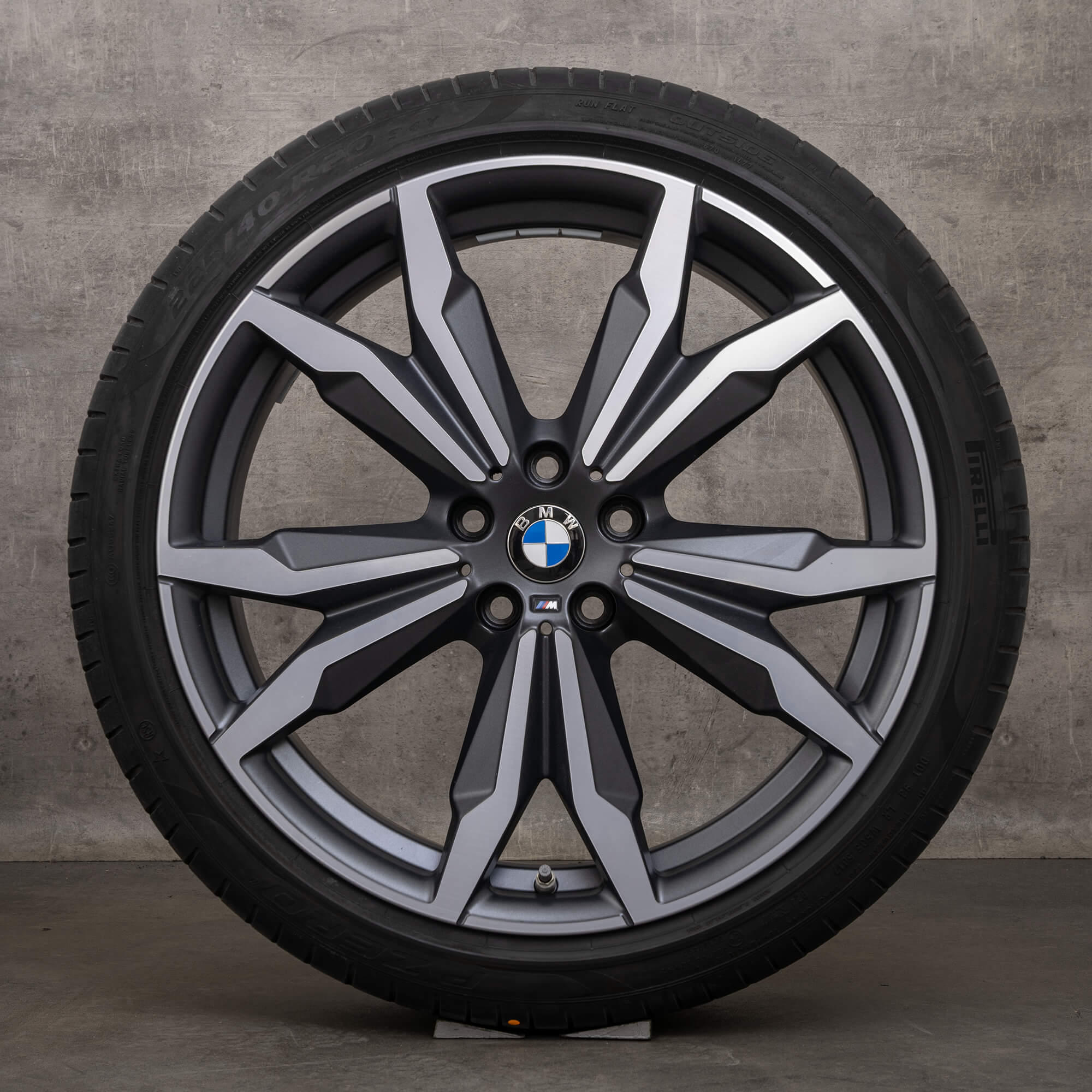Original BMW X1 F48 X2 F39 20 inch rims summer wheels tires 717 M