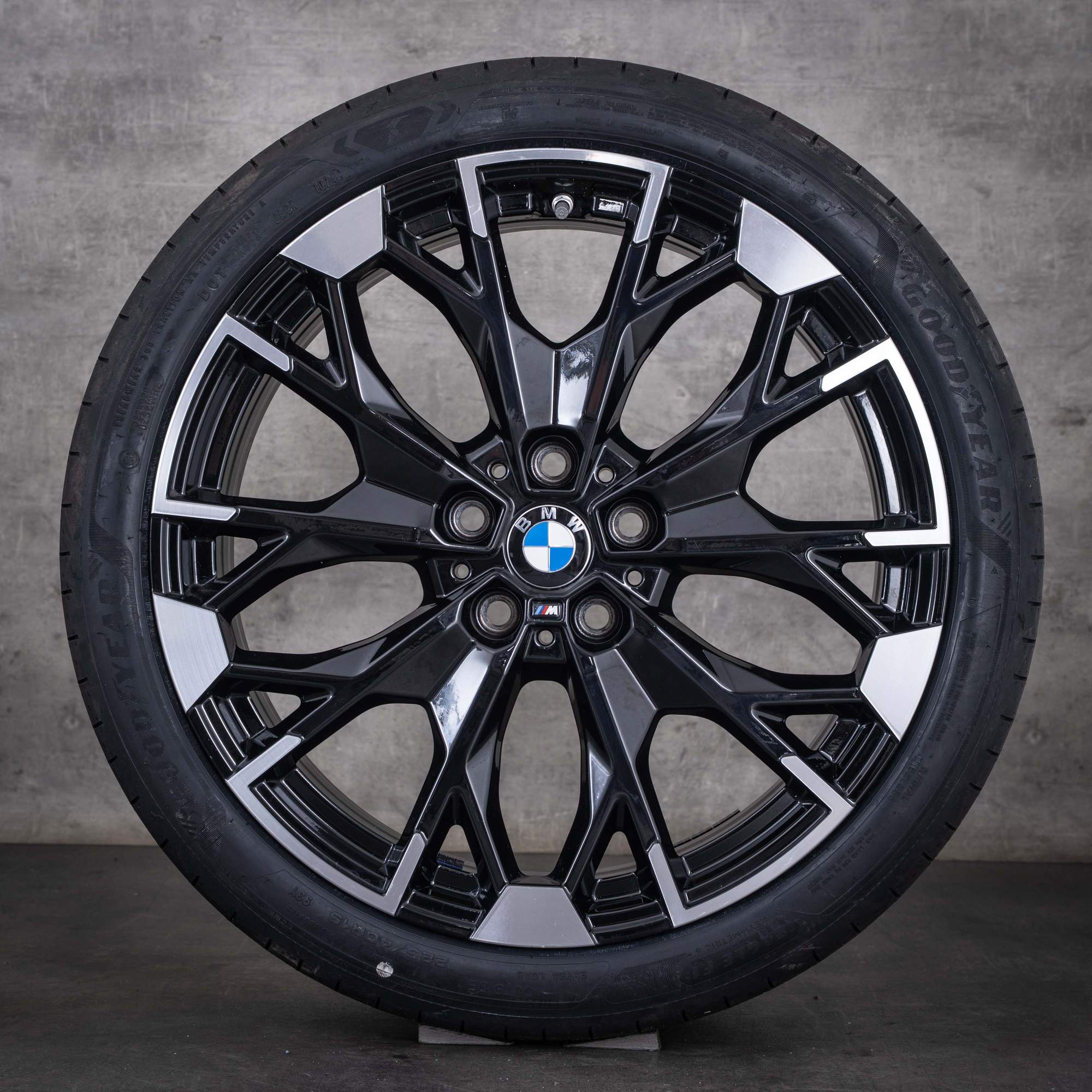 Original BMW 1er 2er Felgen 19 Zoll F70 F74 Gran Coupe Sommerräder Styling 977 5A45268 schwarz glanzgedreht