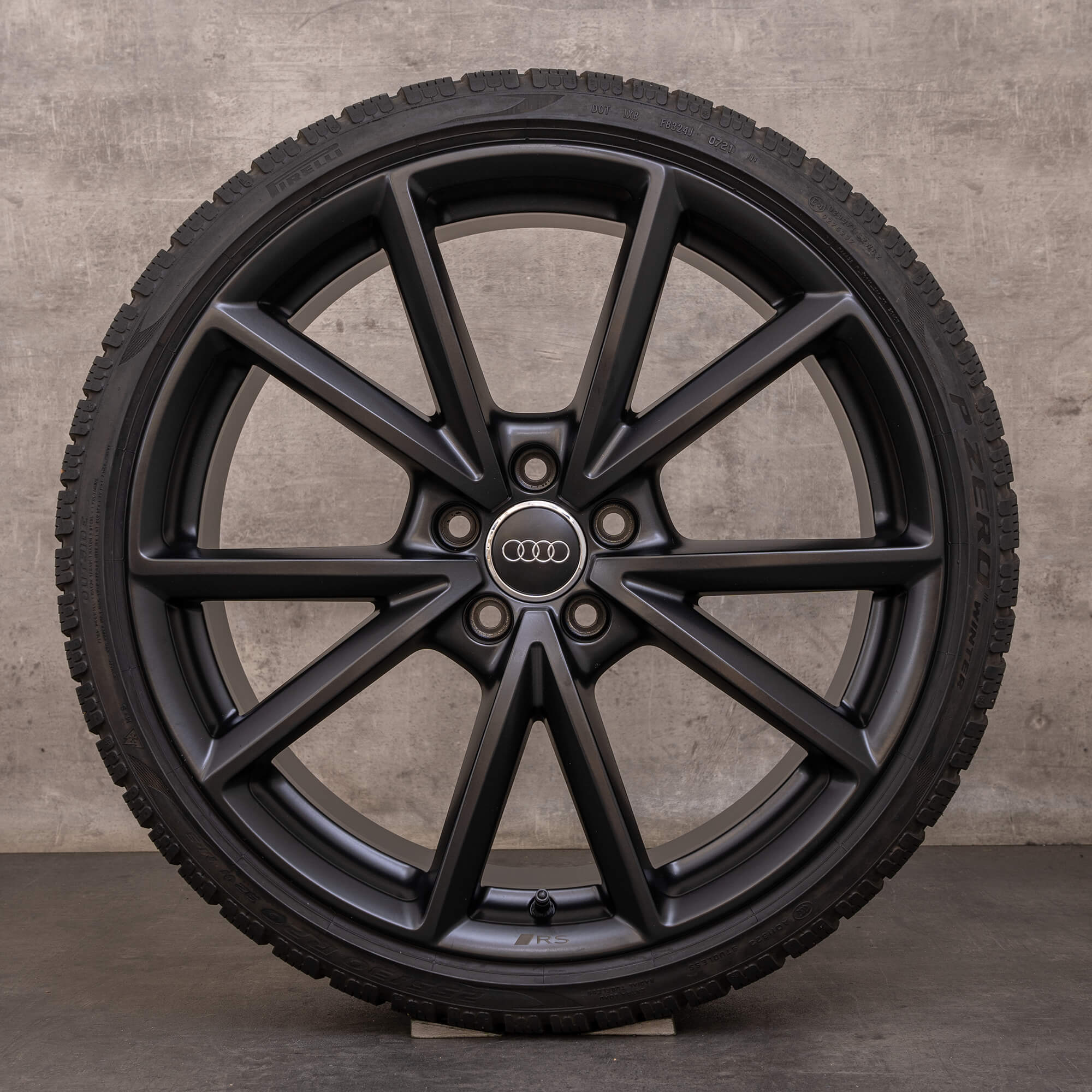 Original Audi TT TTS TTRS fälgar 20 tum 8S FV sommarhjul 8S0601025P svart matt