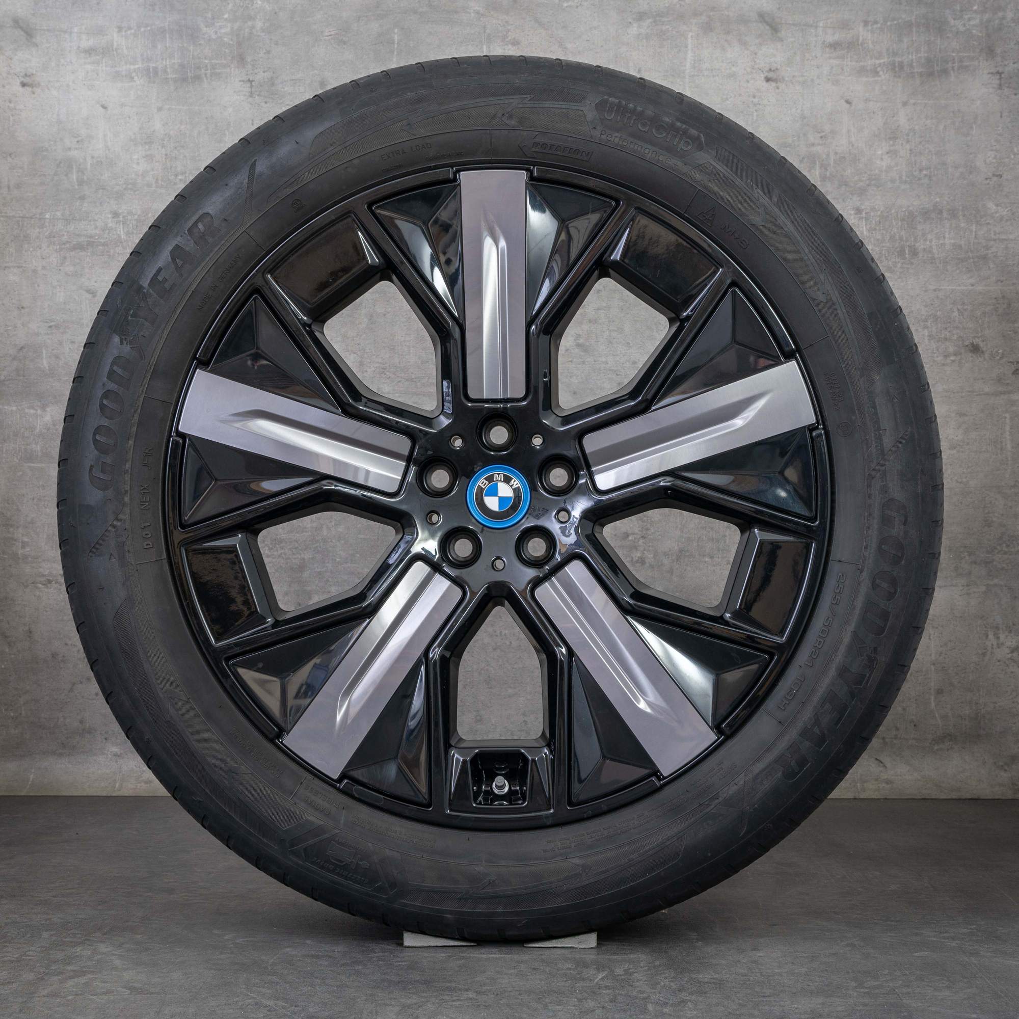 Alkuperäiset BMW iX i20 -vanteet 21 tuuman kesäpyörät 5A02655 styling 1011 aerodynaamiset mustat