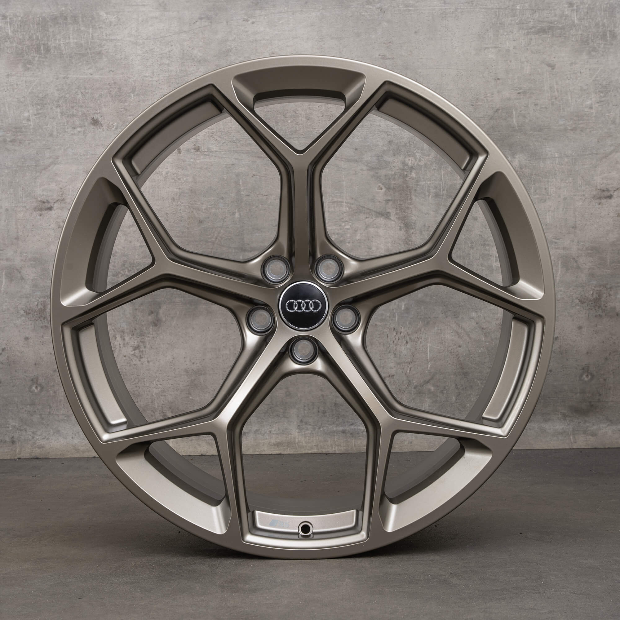 Original Audi RS6 RS7 Felgen 22 Zoll 4K C8 Performance 4K0601025BN neodymgold matt NEU