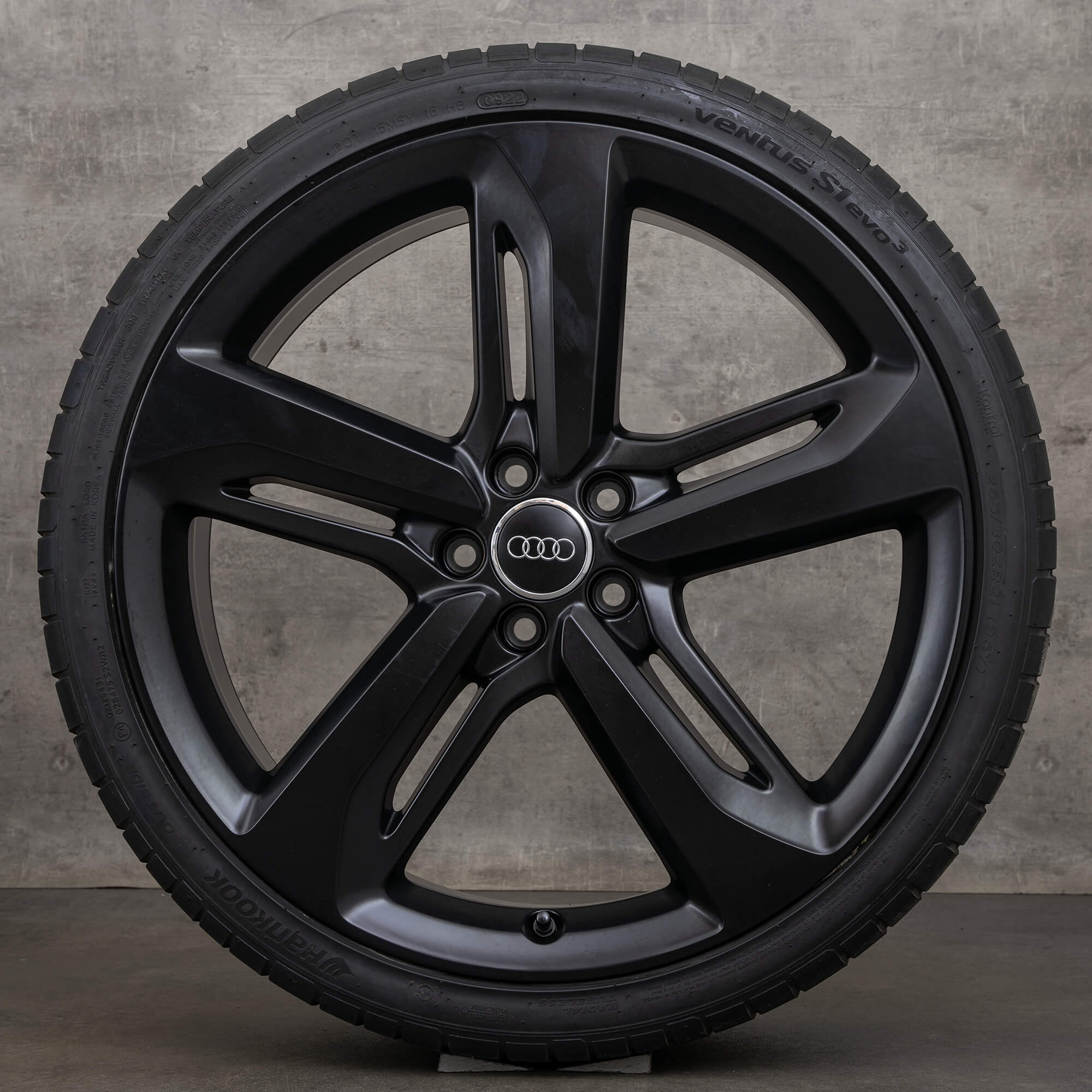 Original Audi A6 S6 Felgen 21 Zoll 4G C7 Sommerräder Performance Blade 4G0601025CN schwarz seidenmatt