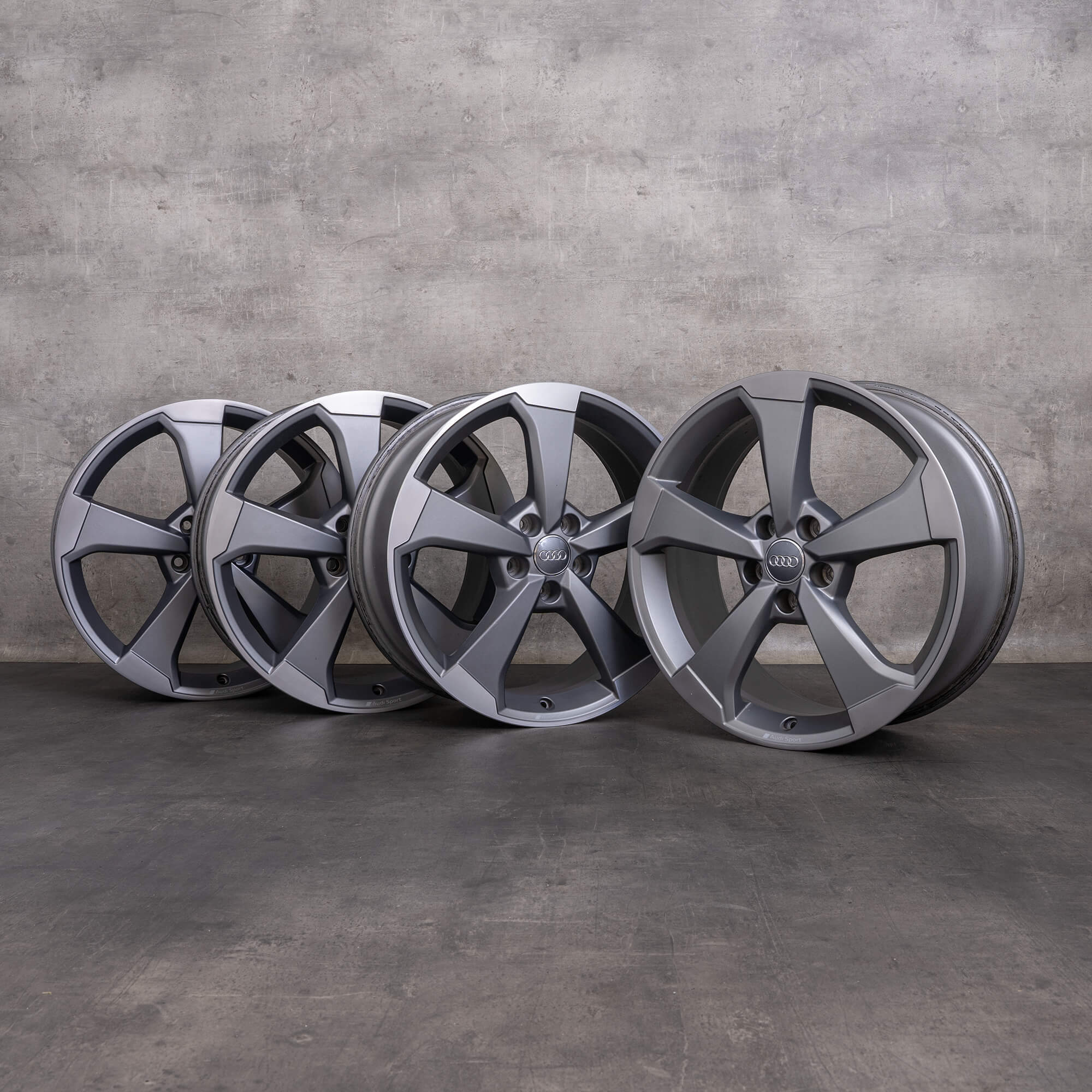 oem Audi 19 inch Rims A3 S3 RS3 8V Rotor titan matt glossy 8V0601025ET