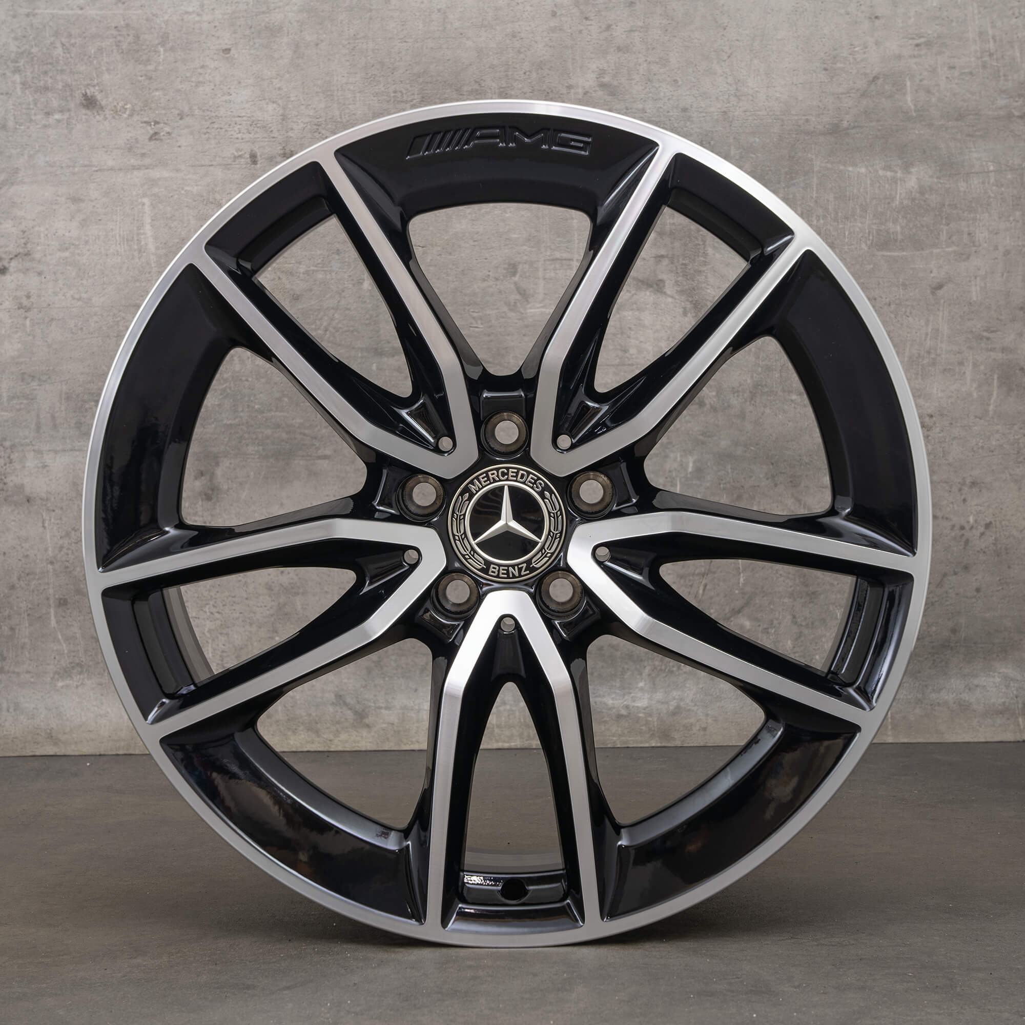 Alkuperäiset Mercedes Benz A-sarjan A35 AMG 19 tuuman 4Matic W177 vanteet A1774012000 musta Kiillotettu UUTUUS