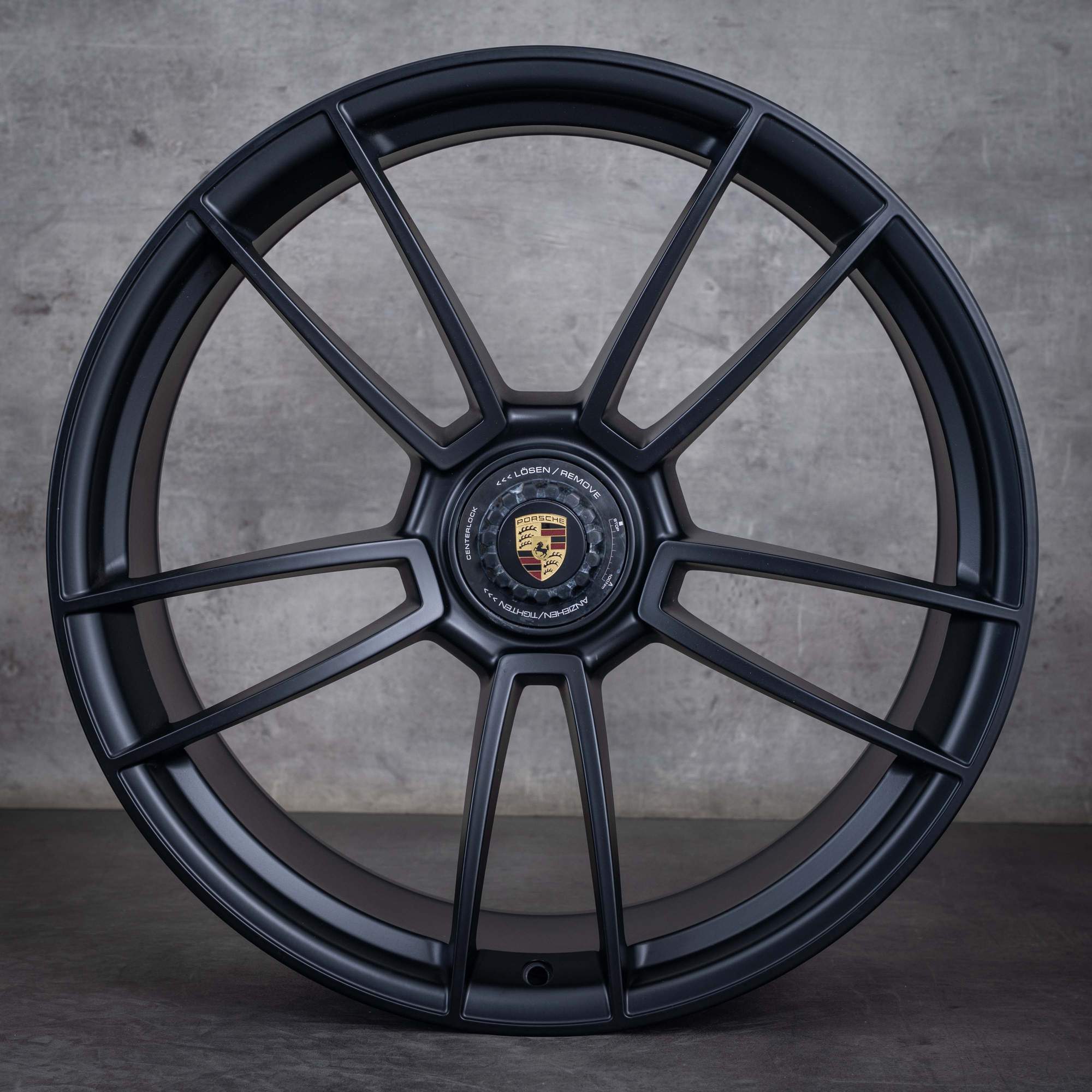 Oryginalne felgi Porsche 992 I 20 21 cali Turbo & S 992601025AB 992601025AC czarny mat