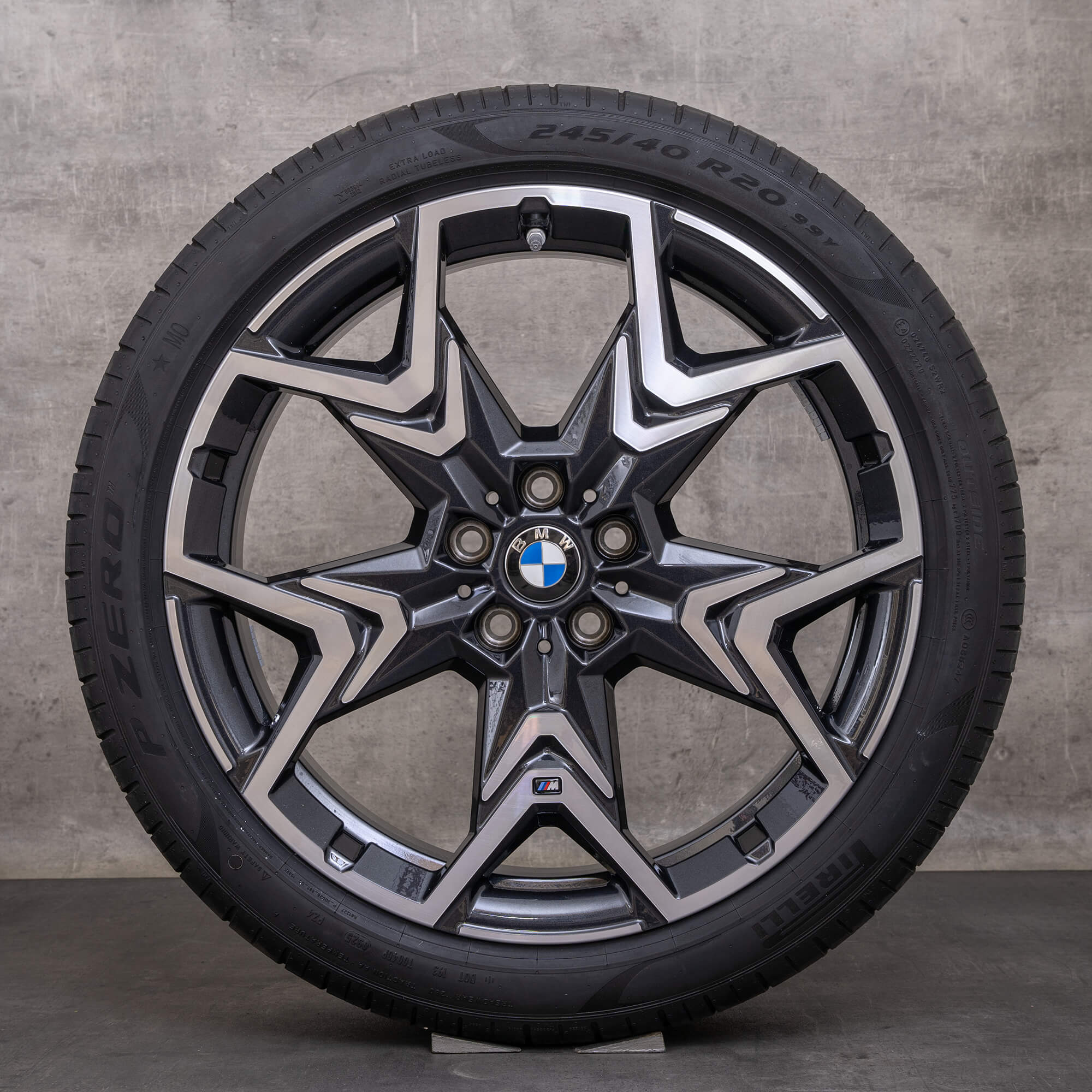 OEM BMW X1 iX1 X2 iX2 rims 20 inch U11 U10 Sommerrder Styling 873 M 6898053 orbit grey glossy turned