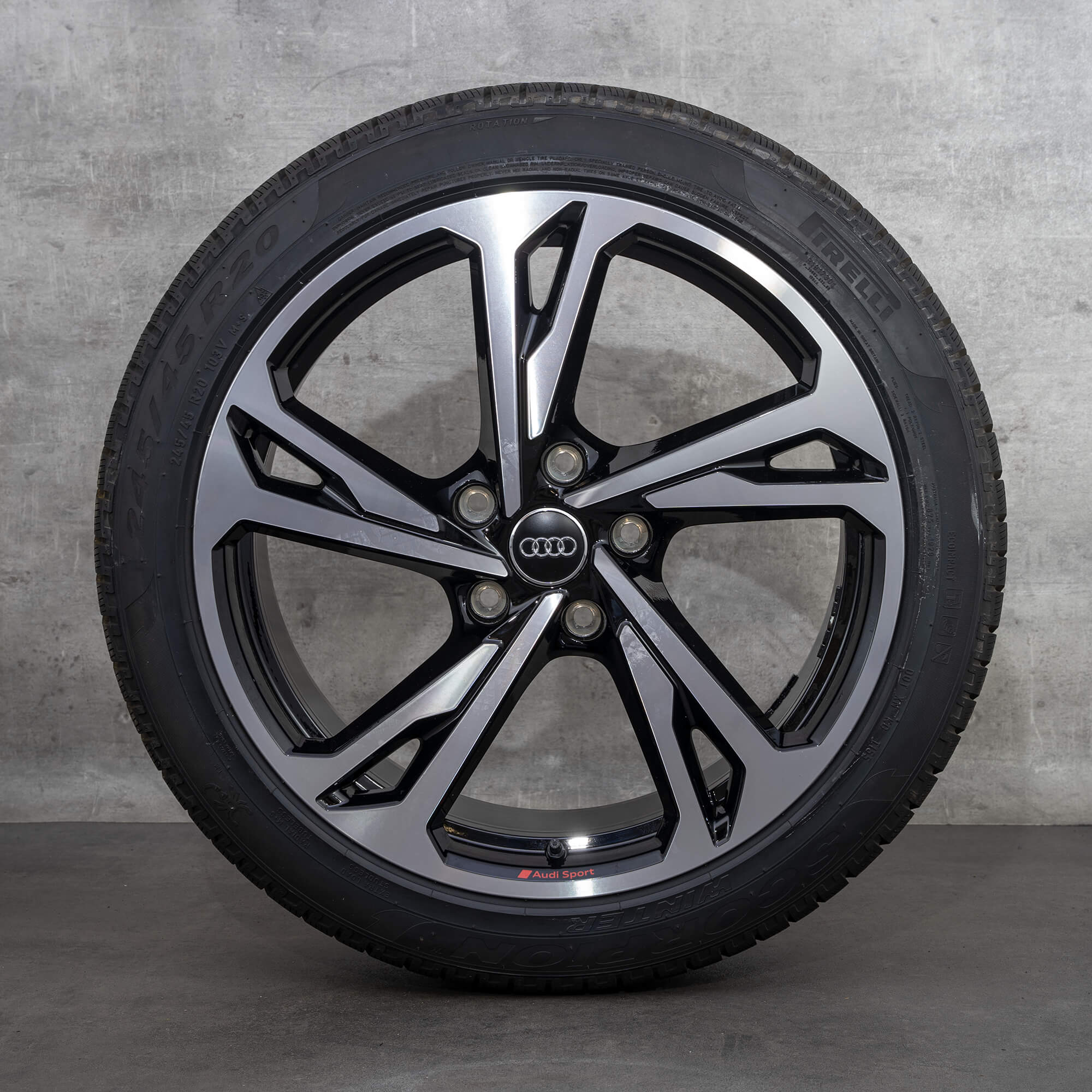 audi-20-inch-velgen-e-tron-gt-fw-alloy-concave-winterbanden-winterwielen