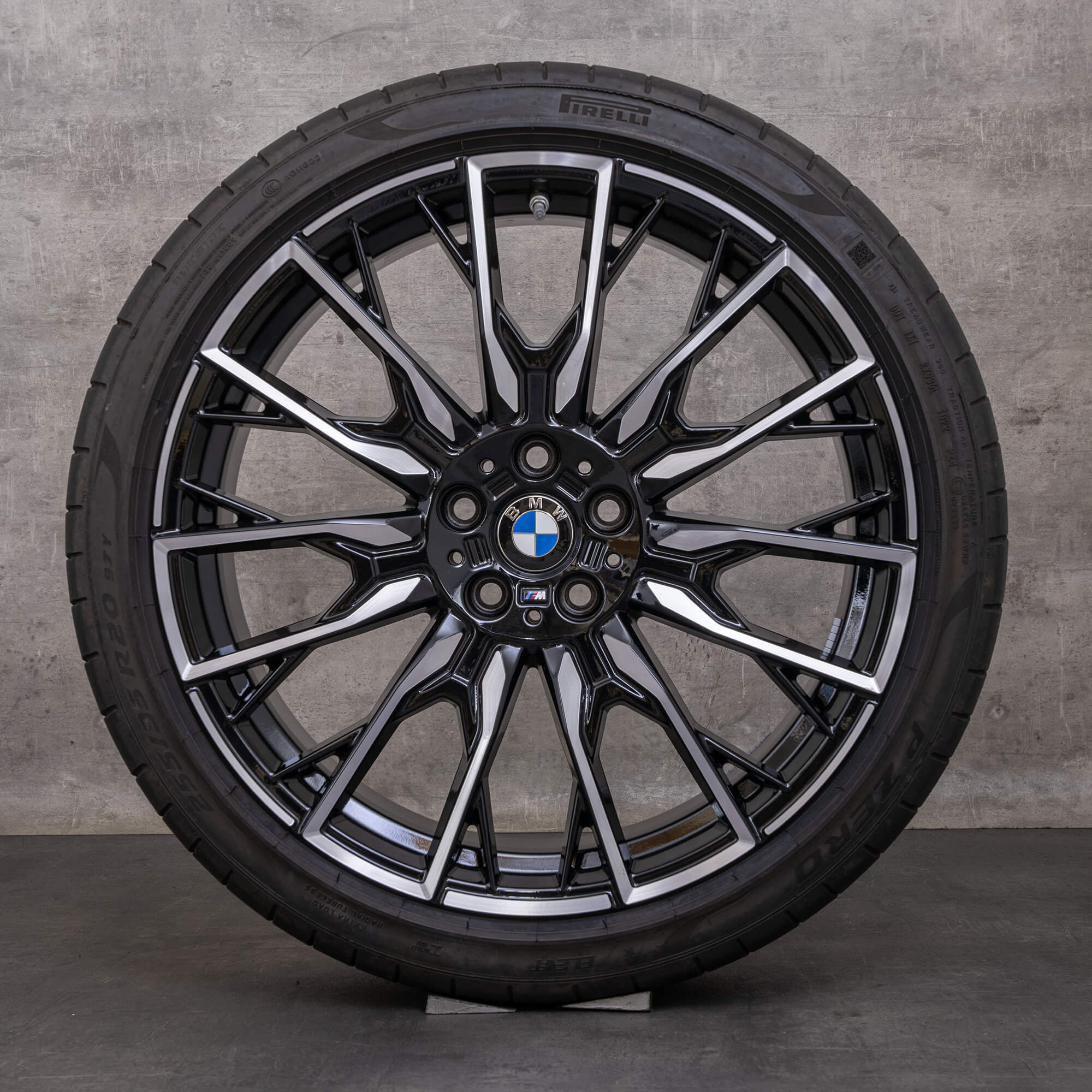 OEM BMW i4 rims 20 inch G26 summer wheels 868 M 5A130F0 5A130F3 jet black