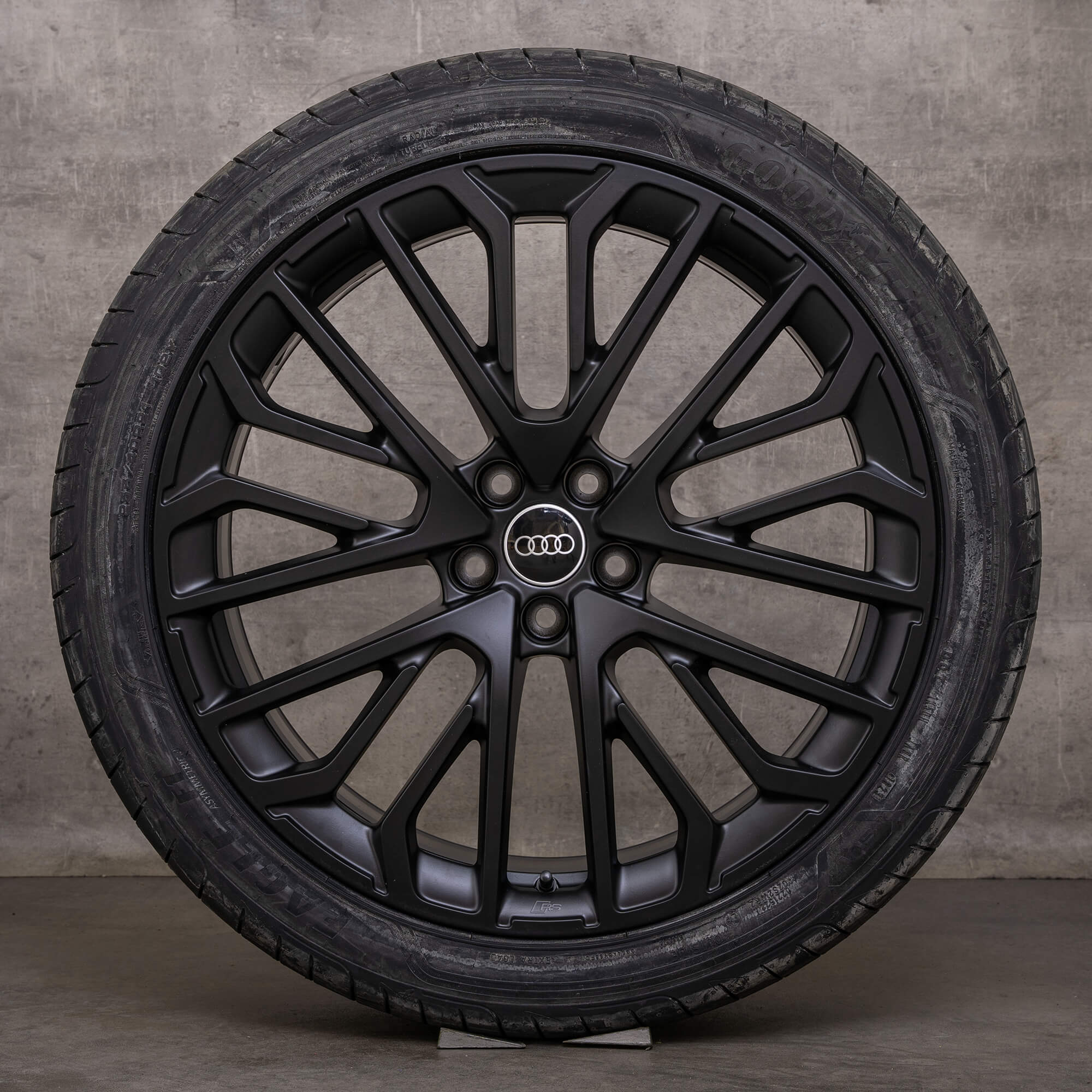 Original Audi Q5 SQ5 Jantes 21 pouces GU Sportback Roues d'été 8MA601025L noir mat NEUF