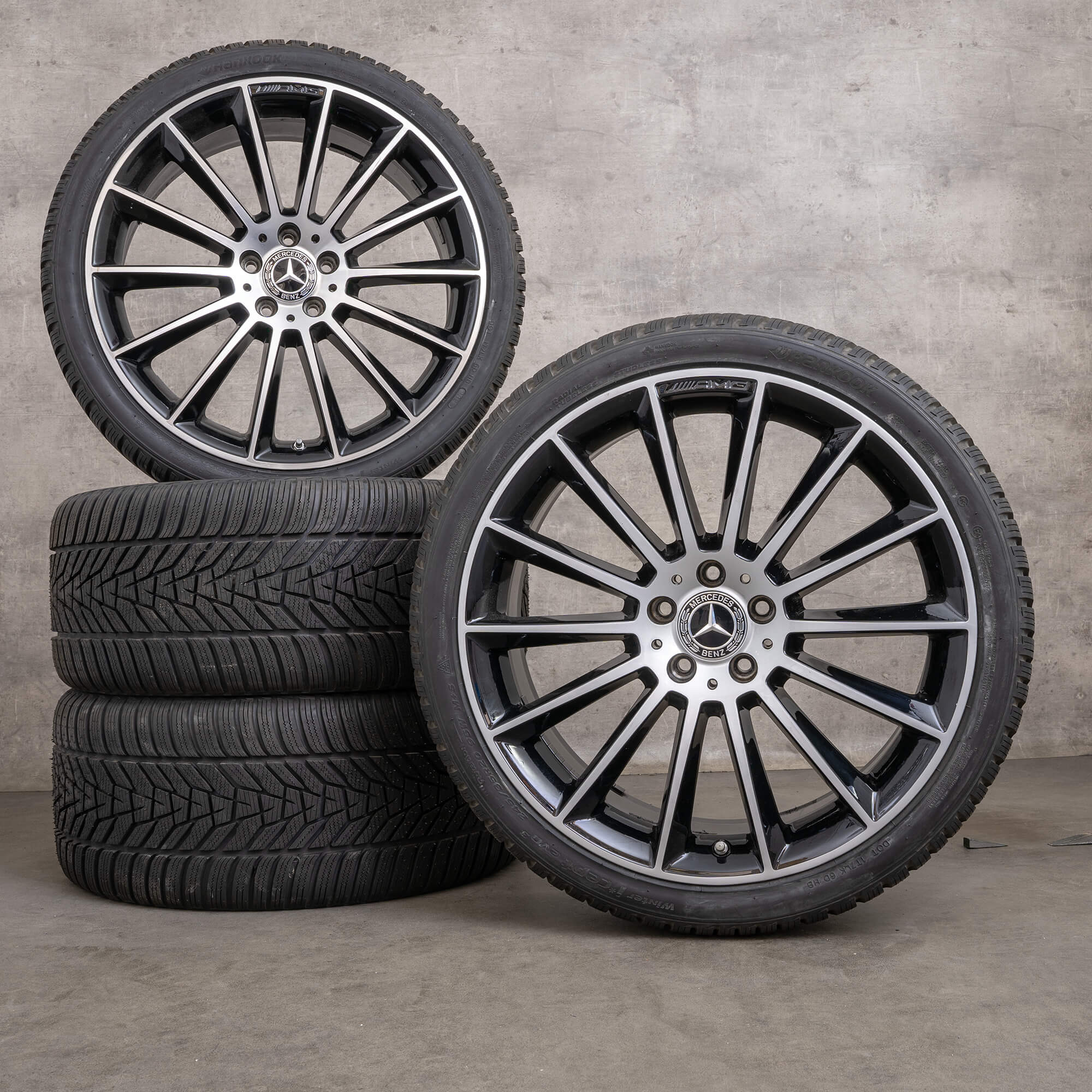 Originele Mercedes Benz CLS AMG wielen 20 inch W257 C257 Winterrder A2574011900 A2574012000 zwart glanzend gedraaid