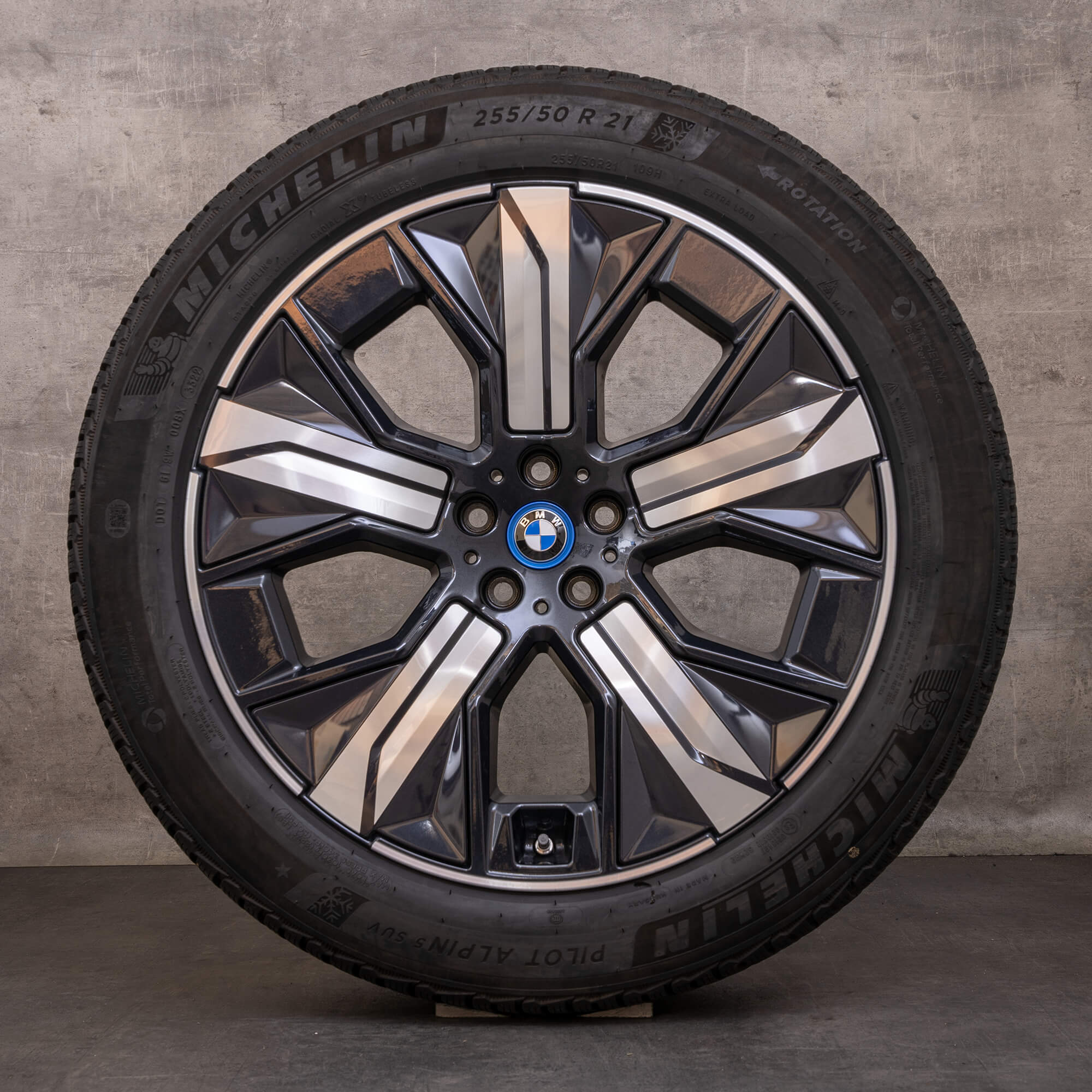 OEM BMW iX snow tire packages 21 inch i20 rims styling 1012 ...