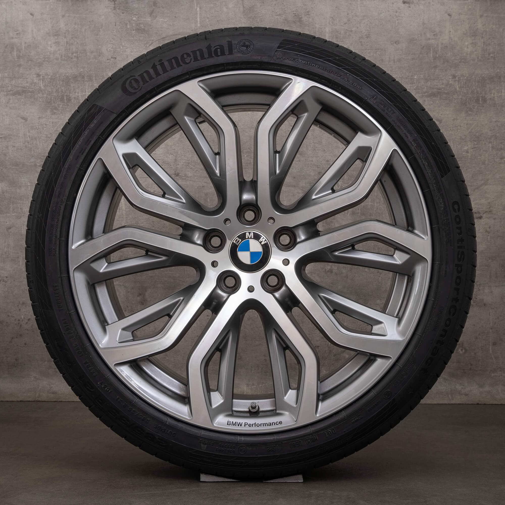 Original BMW X5 M E70 F15 F85 X6 F16 F86 jantes de 21 polegadas rodas verão
