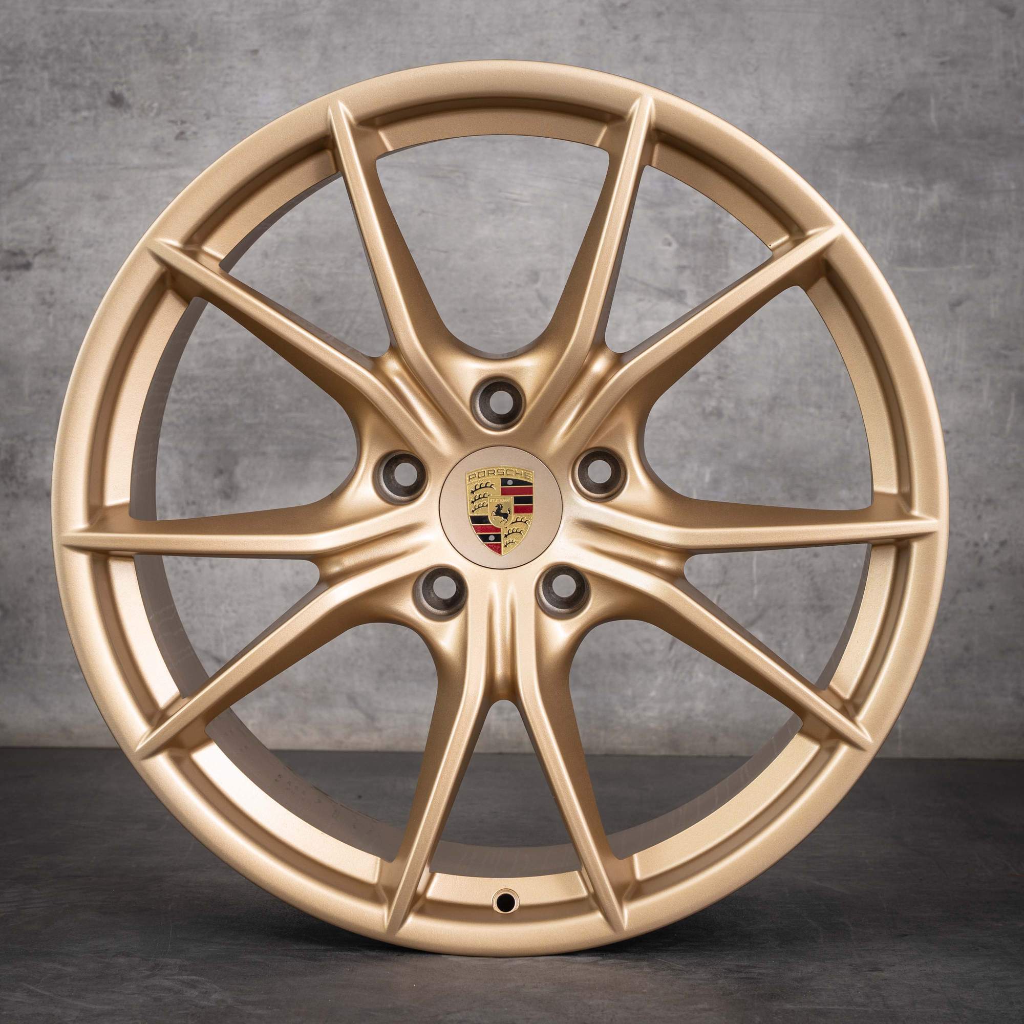 Alkuperäiset Porsche Boxster Cayman 982 vanteet 20 tuuman 718 kesäpyörät 982601025H 982601025J aurum matta