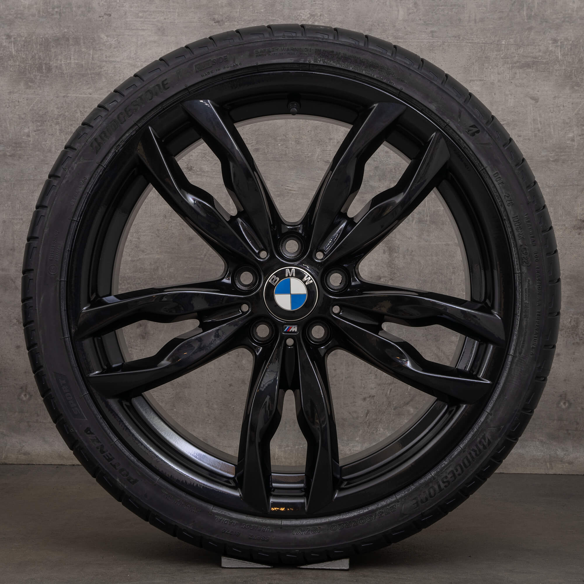 OEM BMW 5 Series F10 F11 6 F12 F13 F06 20 inch rims summer tires
