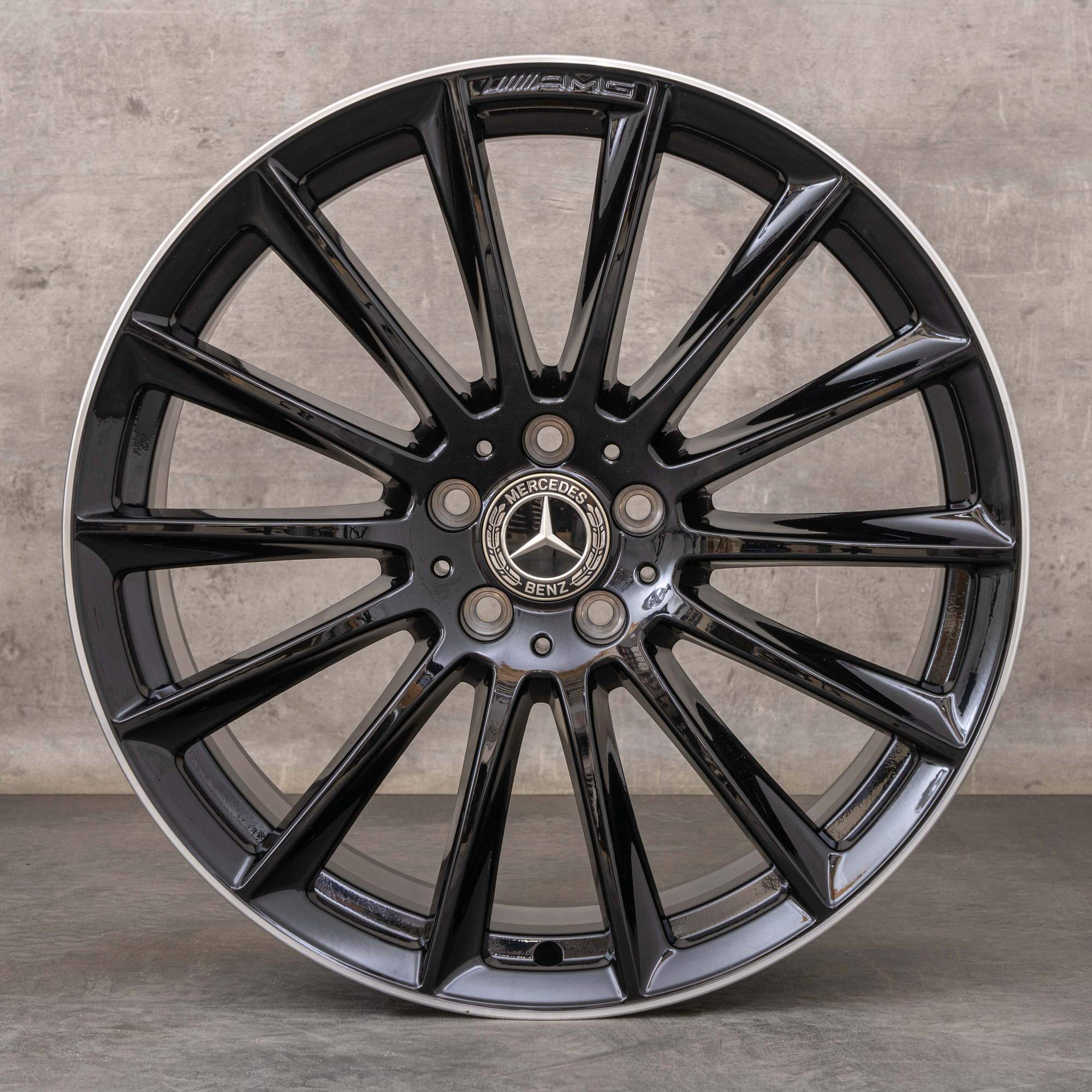 Alkuperäiset Mercedes Benz S-sarjan AMG talvirenkaat 20 tuuman W223 V223 vanteet A2234011500 musta Kiillotettu UUTUUS