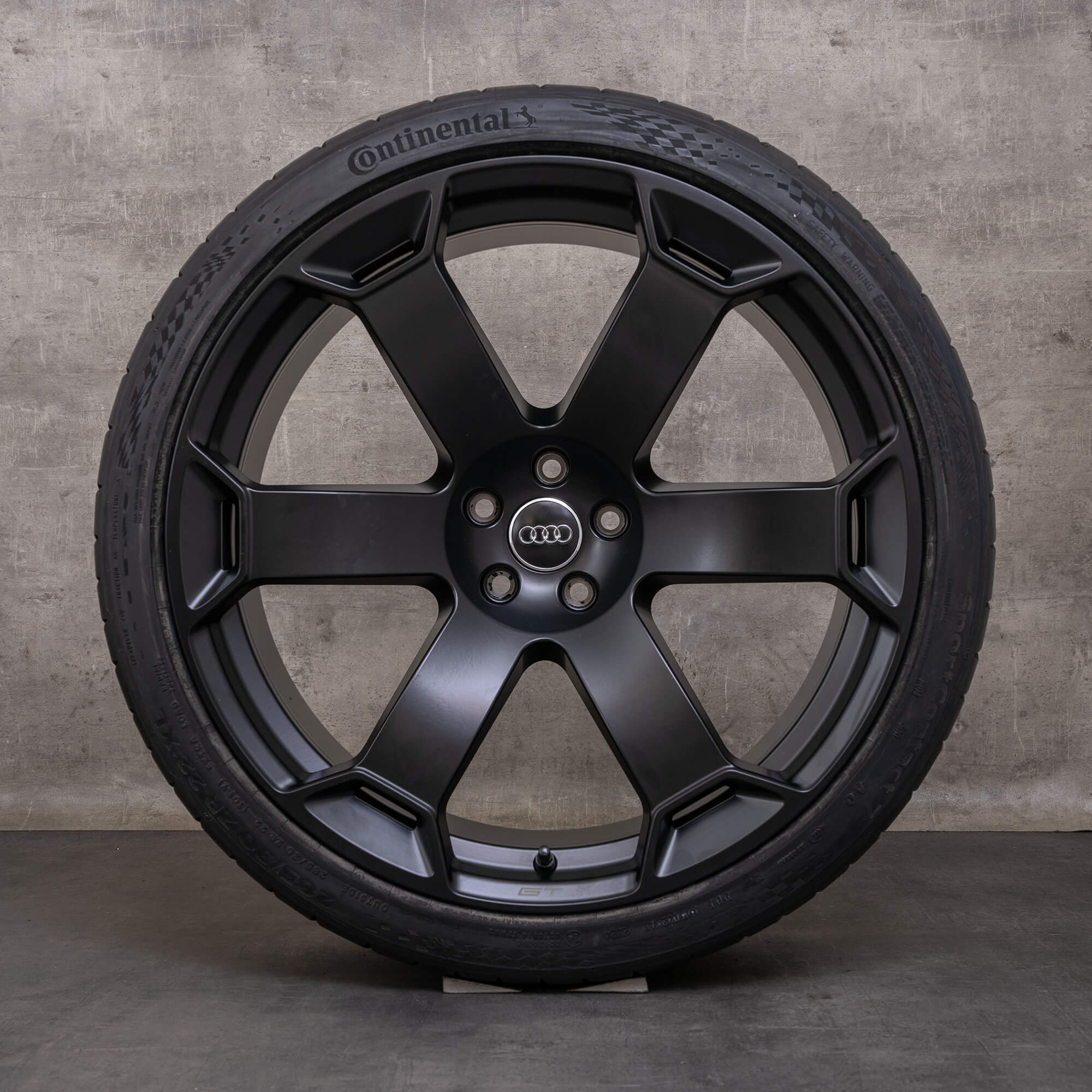 OEM Audi RS6 RS7 GT summer wheels 22 inch 4K C8 rims retro 4K0601025EB black matt NEW