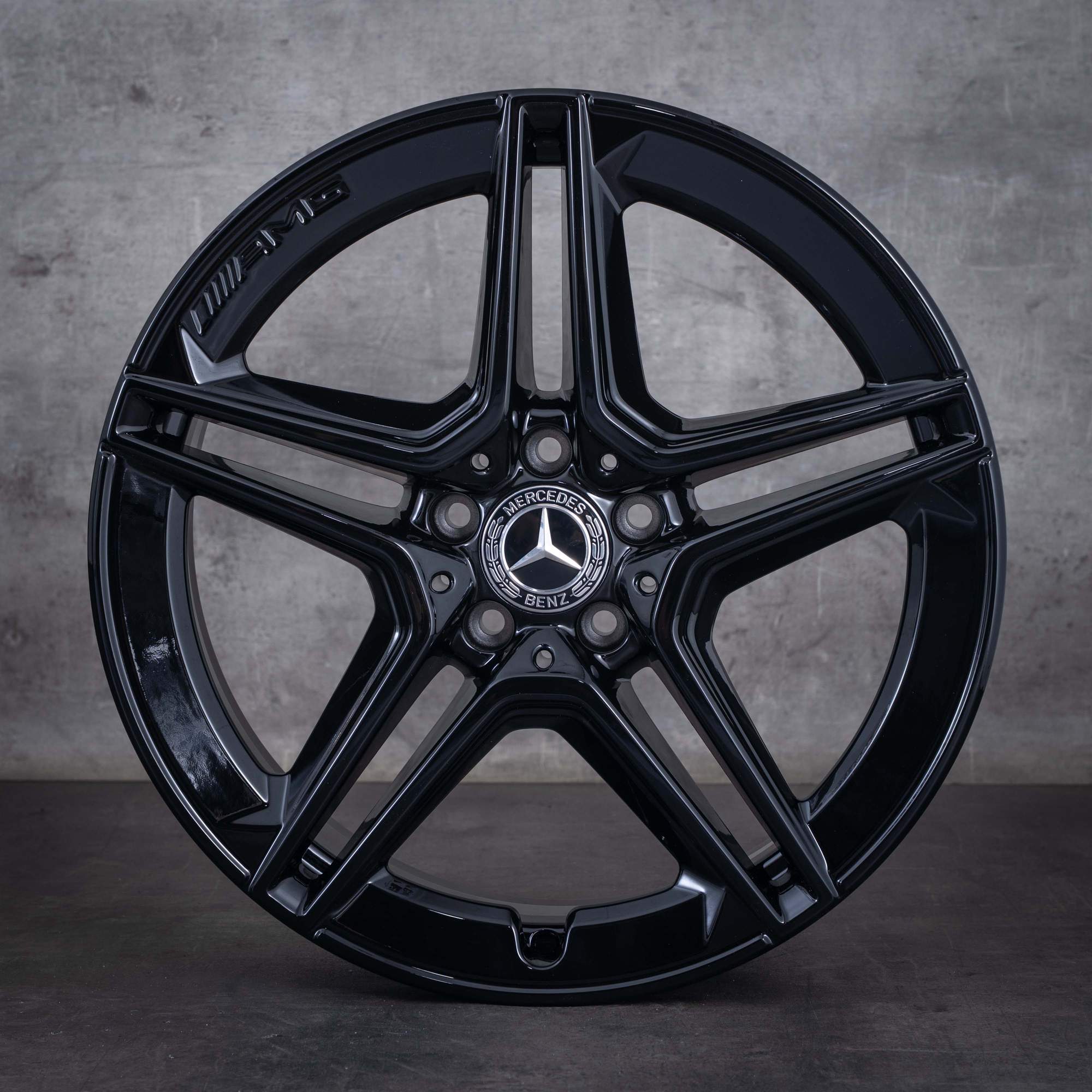 Original Mercedes Benz CLS AMG Felgen 19 Zoll C257 A2574011500 schwarz glanz