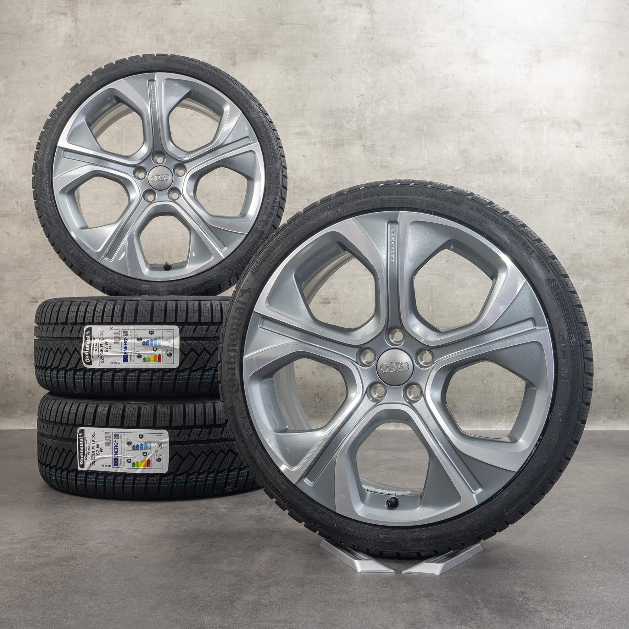 Audi 18 inch velgen A1 S1 8X aluminium winterbanden winterwielen 8X0071498 NIEUW