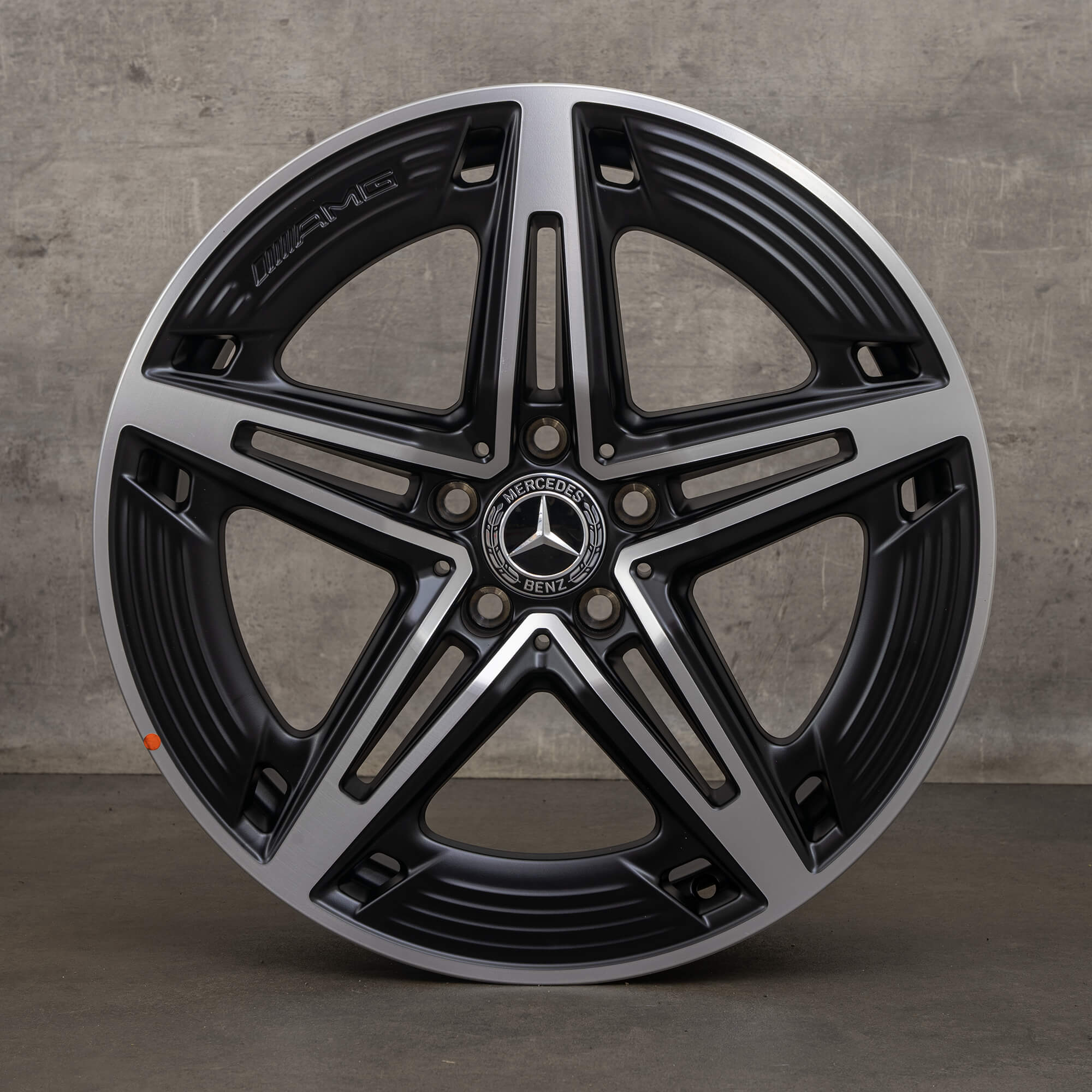 Alkuperäiset Mercedes Benz A-sarjan A35 AMG vanteet 19 tuuman W177 V177 A1774014400 musta kiillotettu UUTUUS