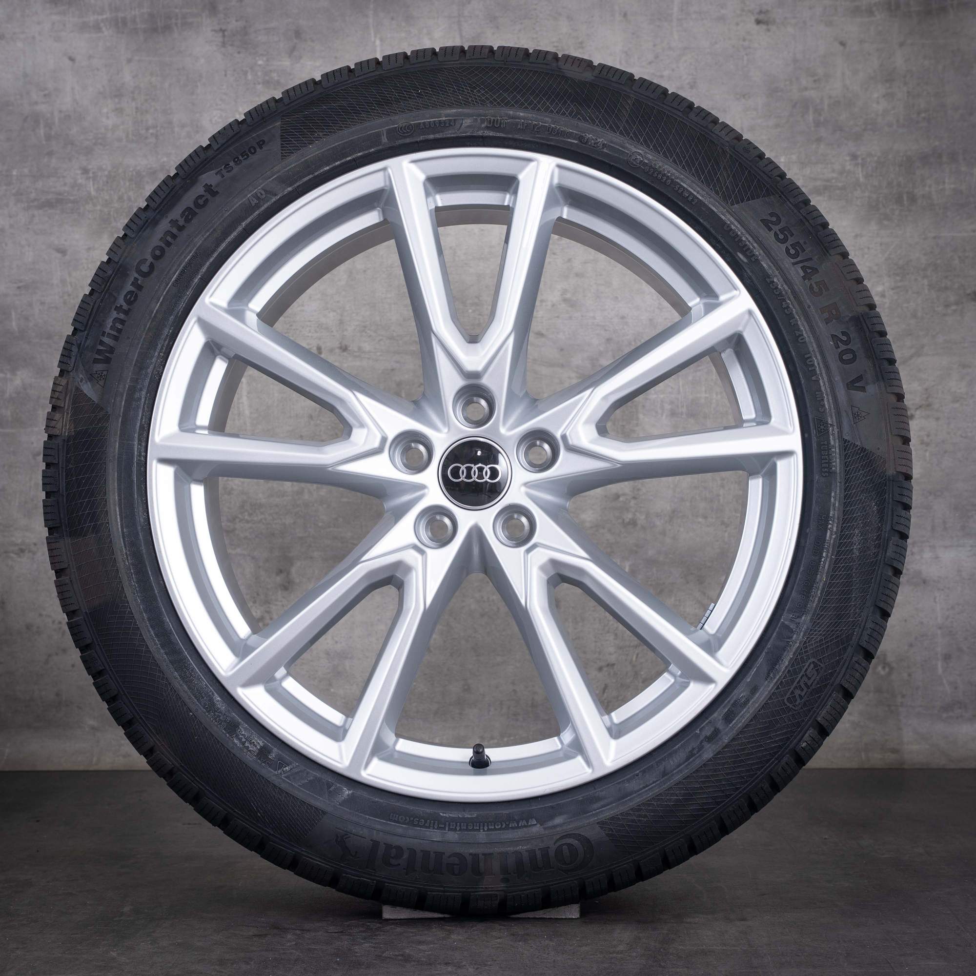OEM Audi Q5 SQ5 winter wheels 20inch FY rims Vox Design 80A071490C Glossy Silver NEW - wheel 1 of 4