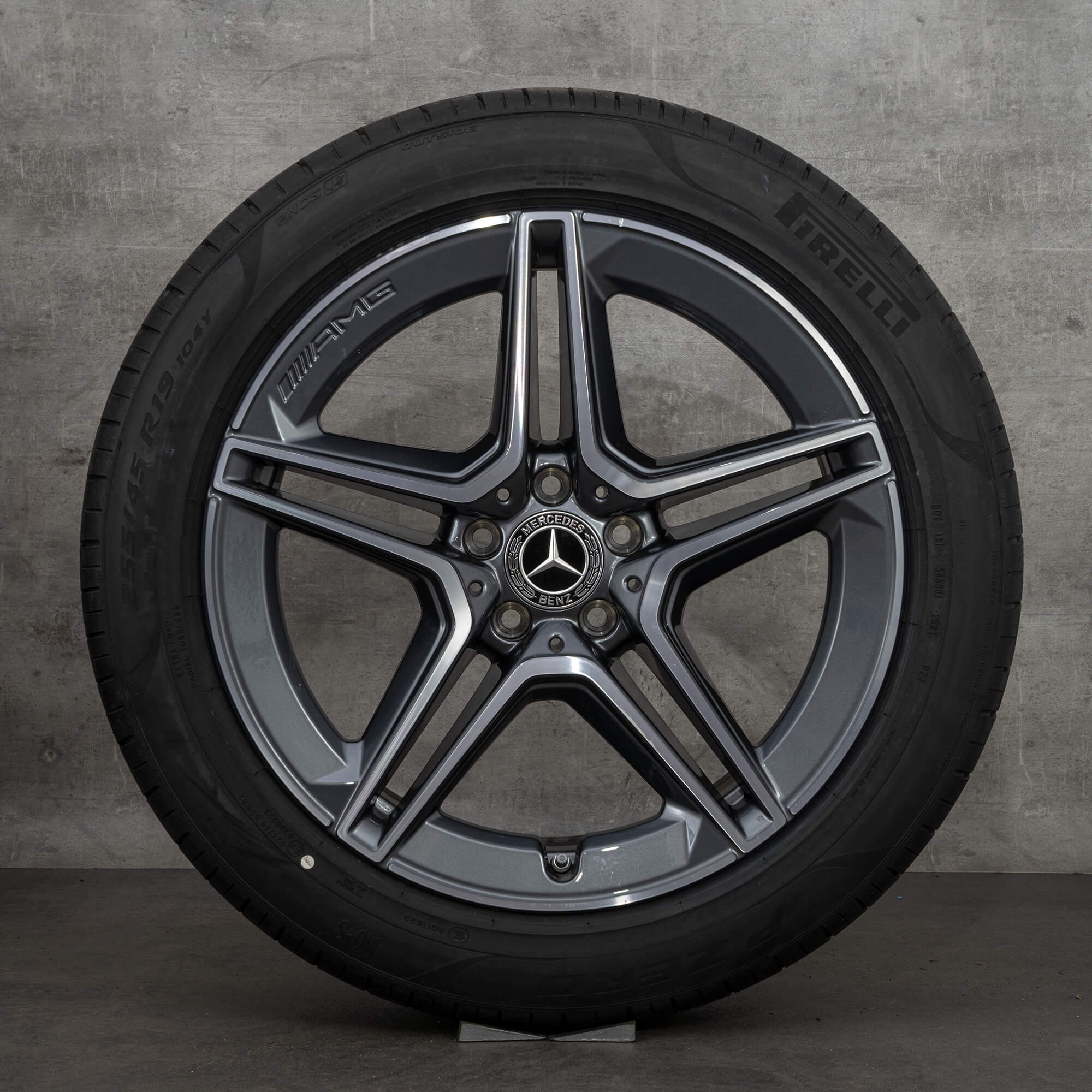 19 Inch Benz Rim AMG 19 inch Mercedes Benz rims S-Class W223 V223 summer tires summer ...