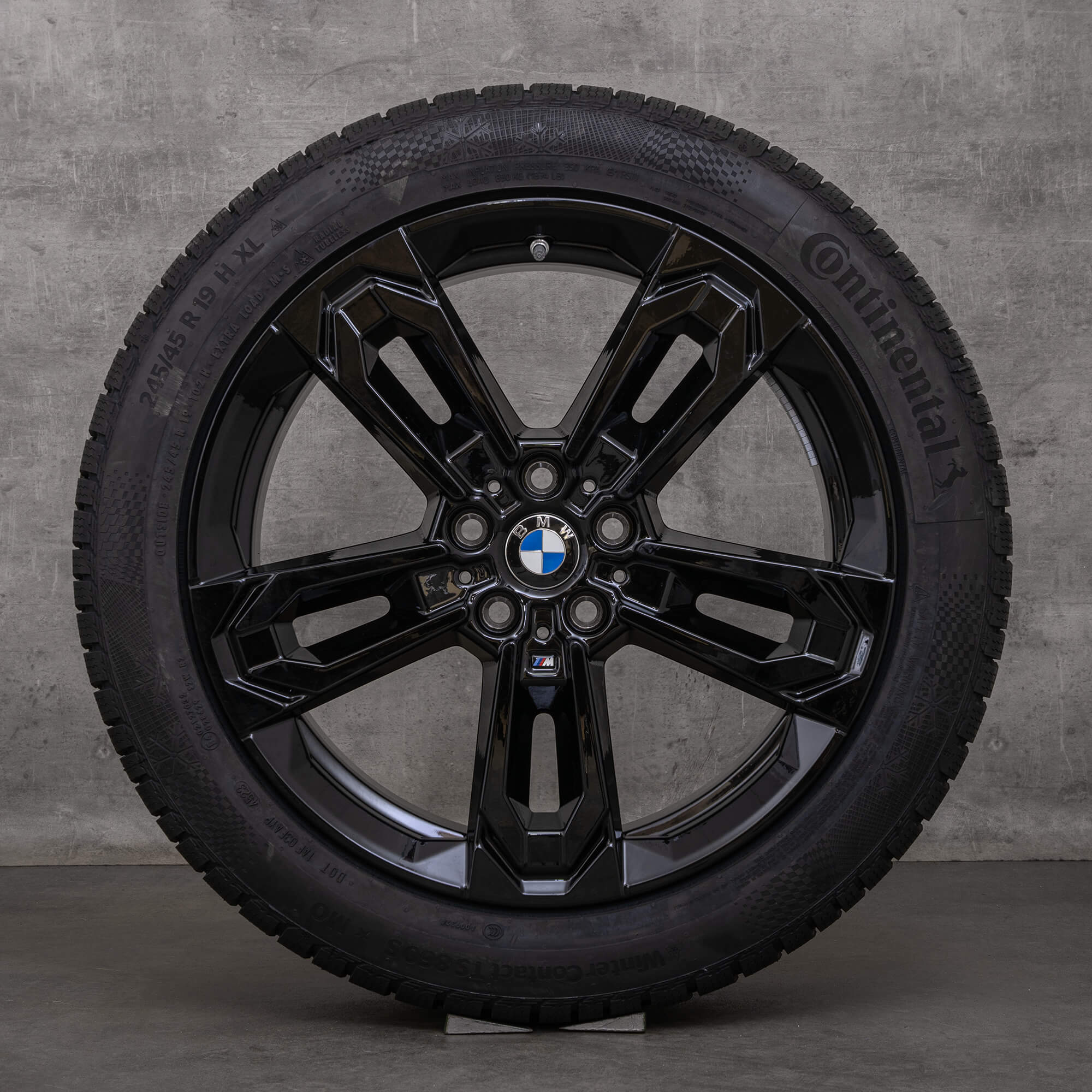 Originale BMW X1 iX1 X2 ruote invernali 19 pollici U10 U11 cerchi Styling 871 M 5A1E230 jet black NUOVO