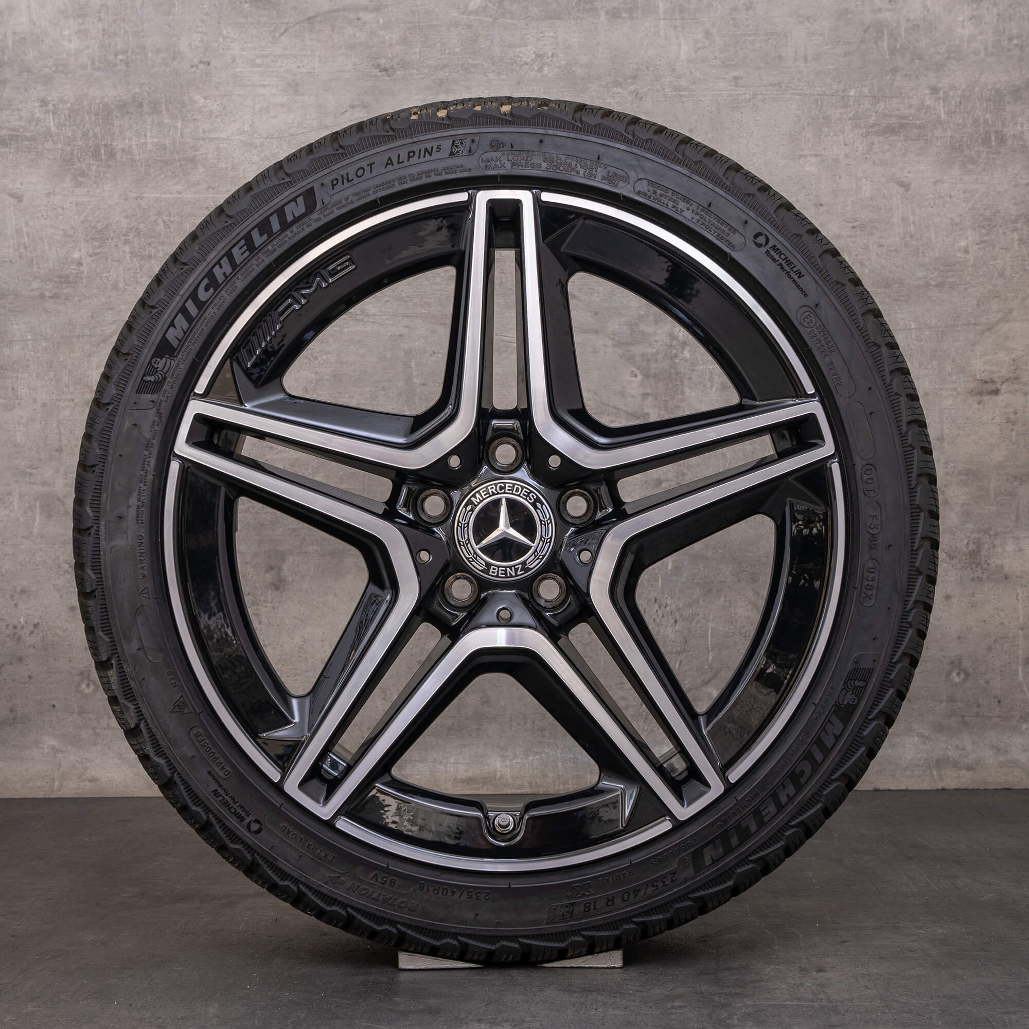 OEM Mercedes Benz CLA 35 AMG snow tire packages 18 inch C118 X118