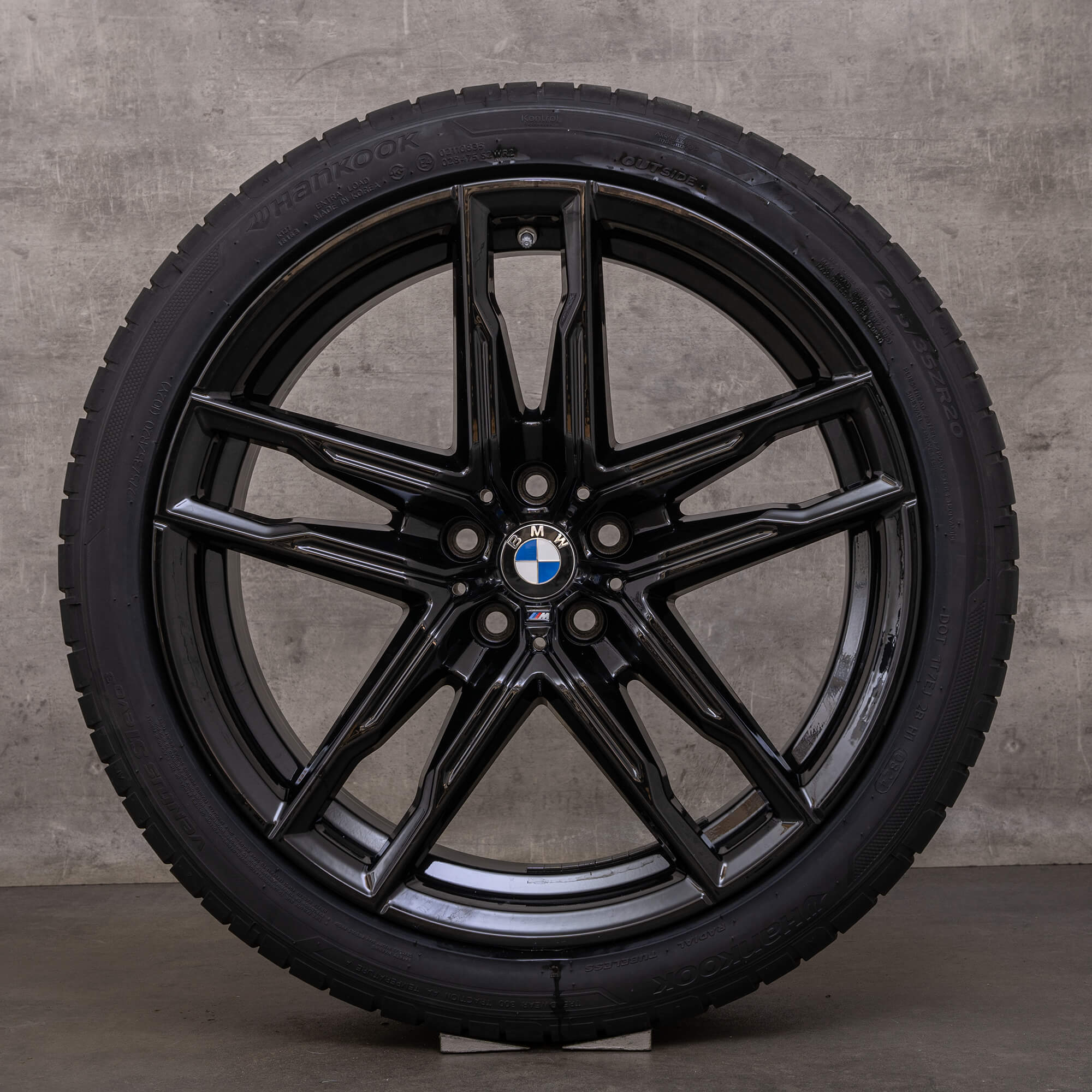 Original BMW M5 M8 Llantas 20 pulgadas F90 F91 F92 F93 Gran Coupé llantas de verano Styling 810 M 8089566 negro