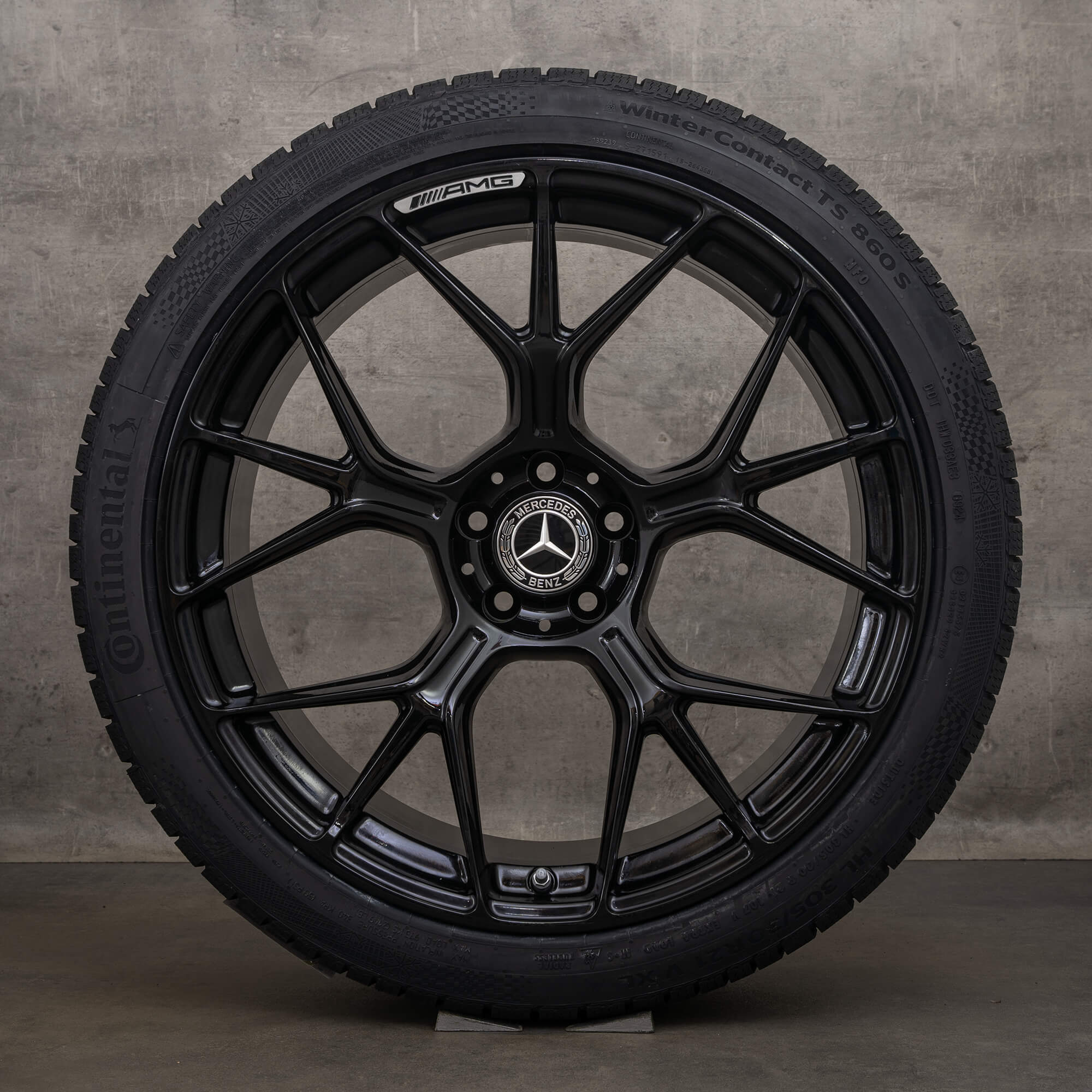 Jantes de inverno genuínas Mercedes Benz AMG GT 55 63 S E Performance PRO 4Matic+ 21 polegadas C192 jantes A1924011300 A1924011400 preto alto brilho NOVO