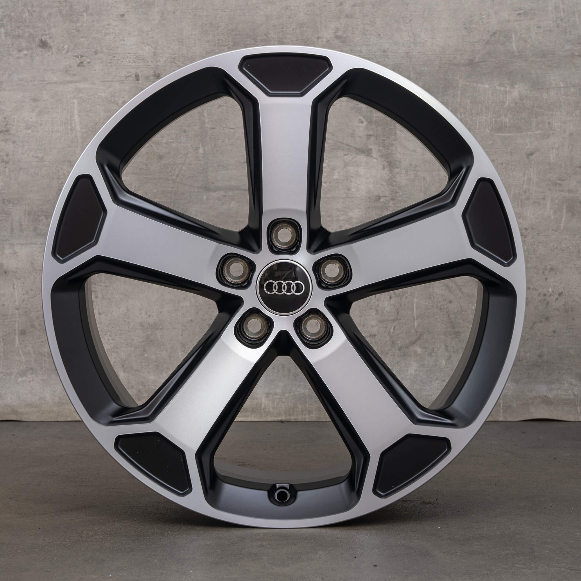 Alkuperäiset Aidot Audi Q2 SQ2 -vanteet 19 tuuman GA 81A071499 mustat mattapeilipintaiset vanteet musta