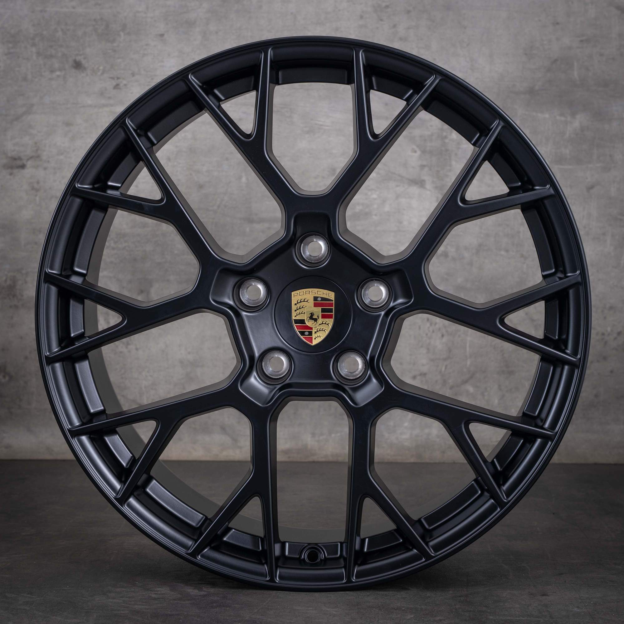 Oryginalne felgi Porsche 911 20–21 cali 992.2 Carrera 4S RS Spyder 992601025EG 992601025CT czarne matowe NOWE