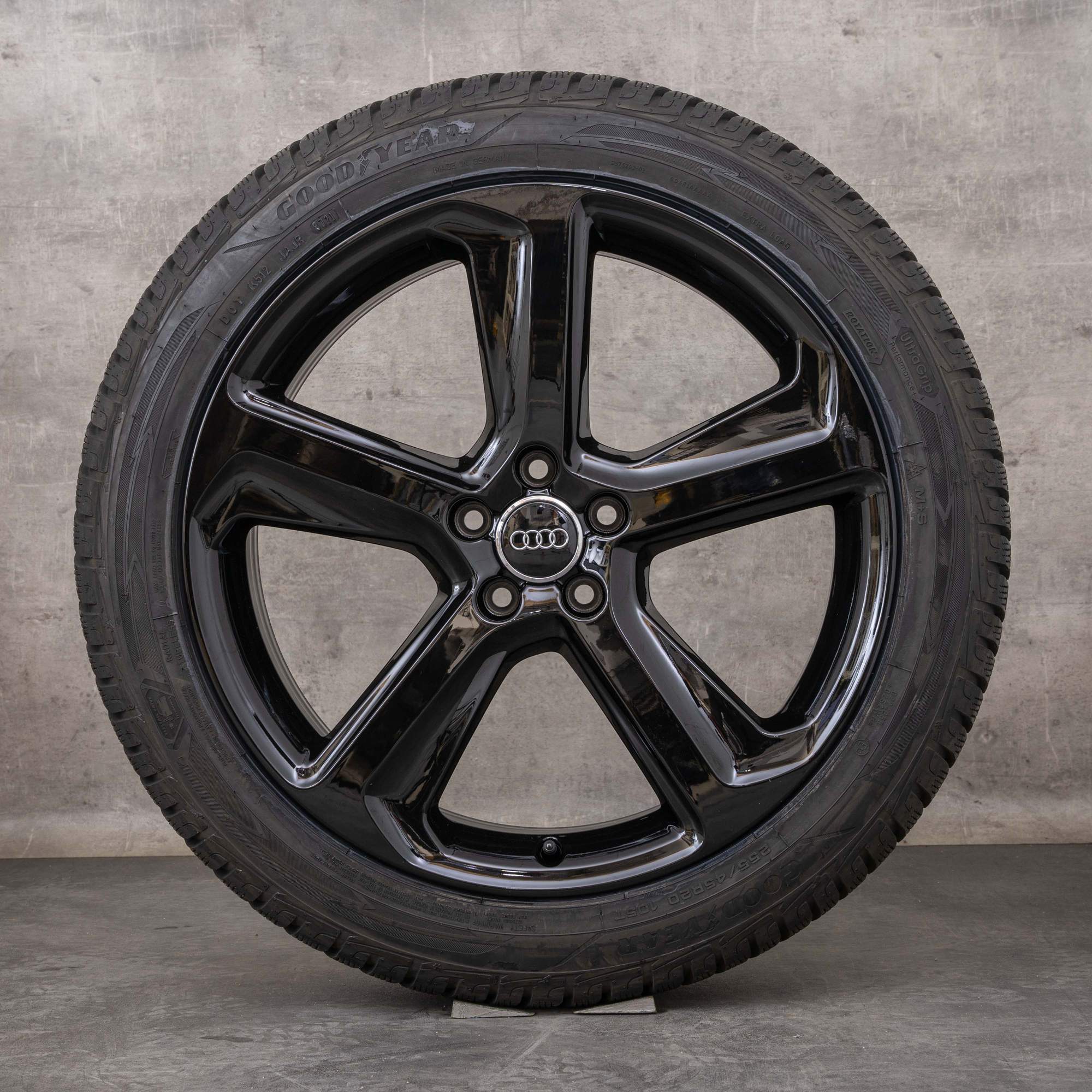 Originali Audi Q5 SQ5 cerchi 20 pollici 8R estivi 8R0601025CA nero lucido