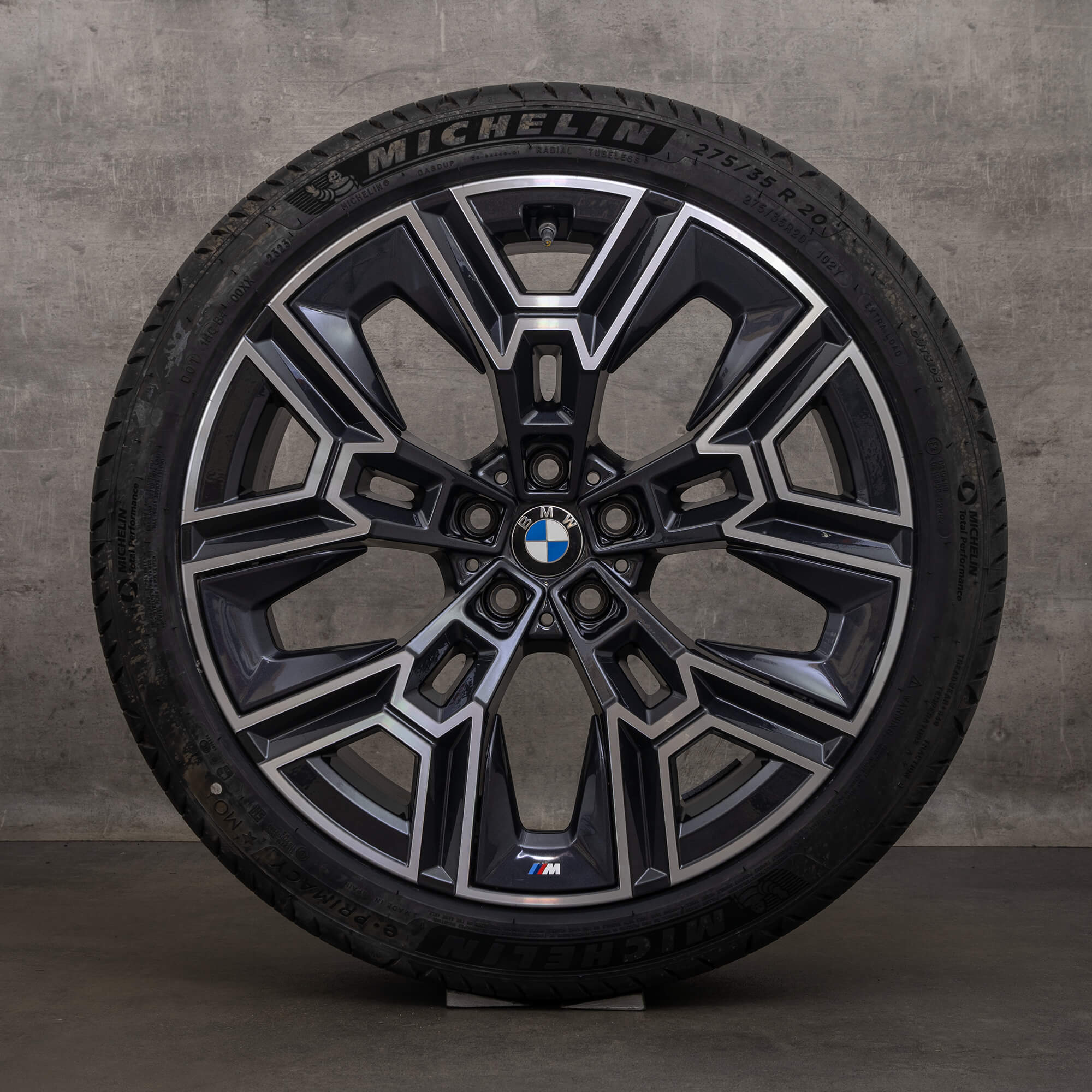 Original BMW 5er i5 Winterräder 20 Zoll G60 G61 Felgen Styling 939 M 5A324E8 5A324E9 orbit grey glanzgedreht NEU