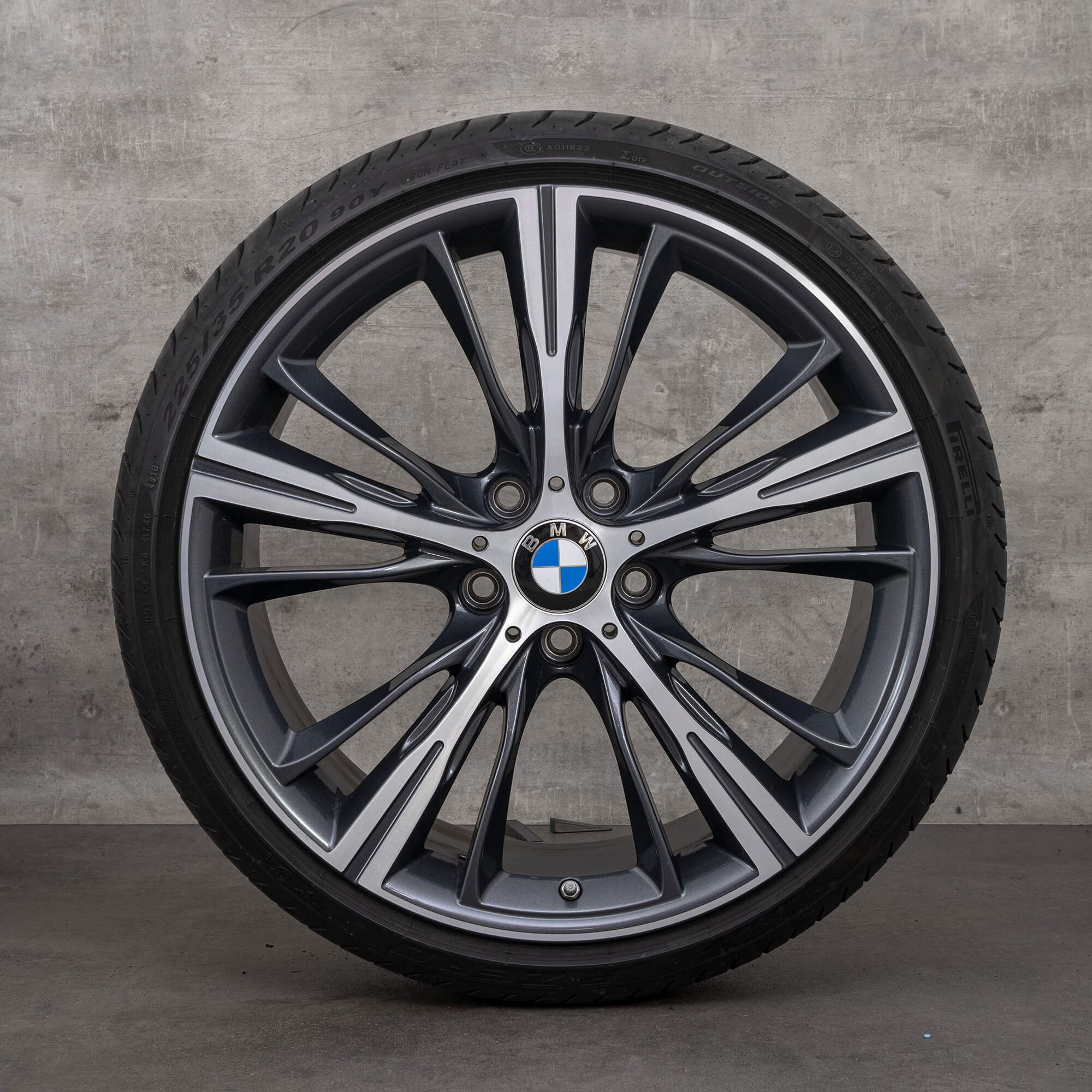 BMW 20 tommer fælge 3 serie F30 F31 4 F32 F33 styling 660 sommerdæk sommerhjul
