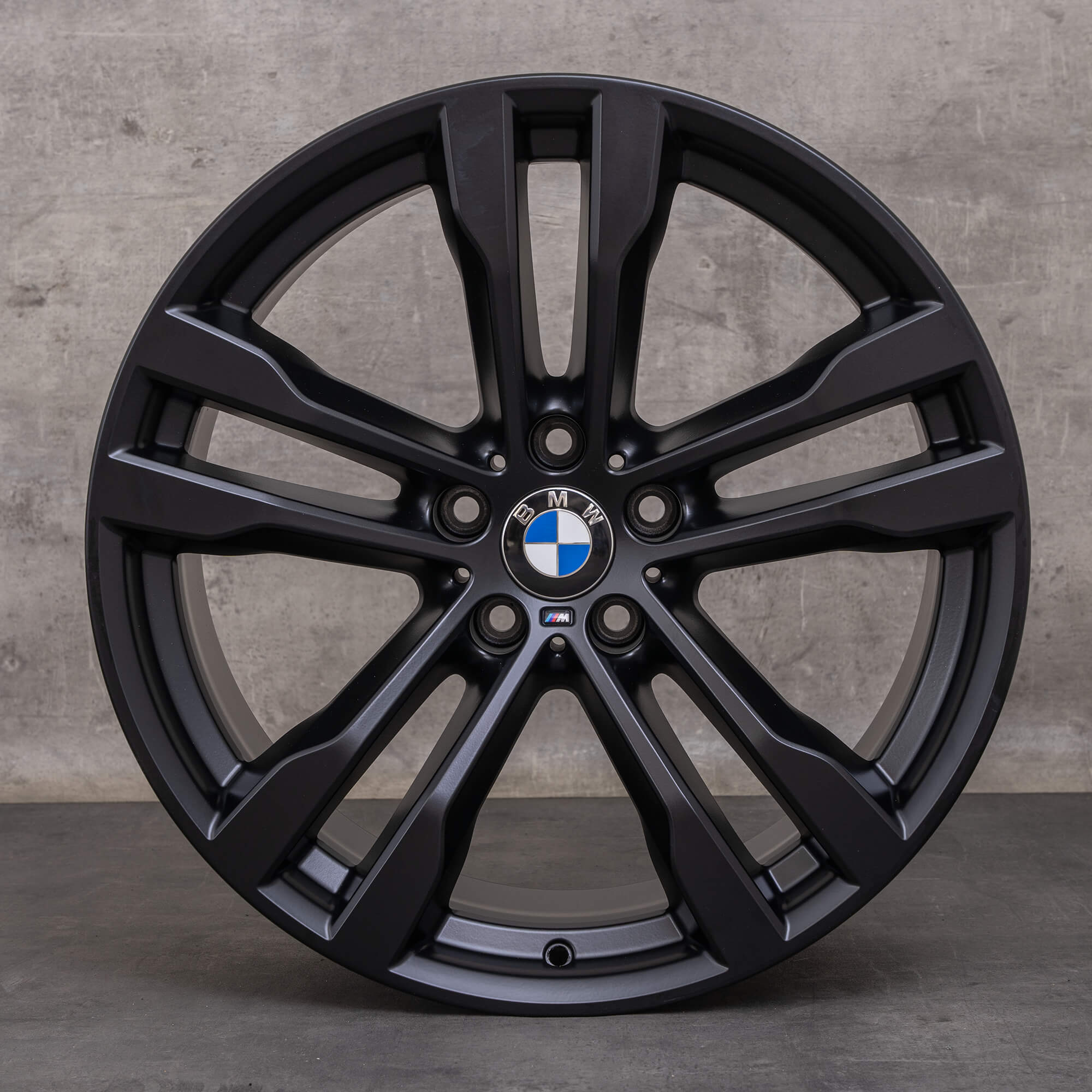 OEM BMW X5 X6 rims 20 inch E70 F15 F16 Styling 468 M 7846788 7846789 black matt