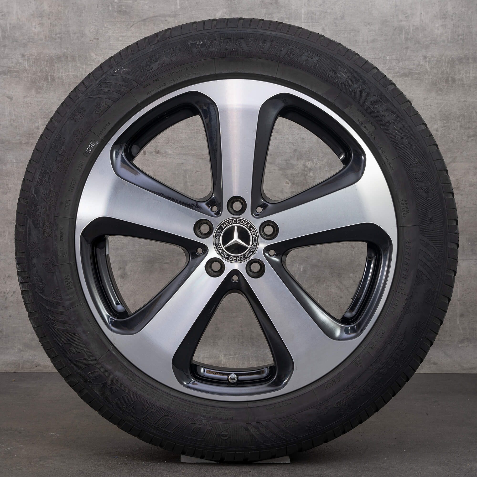 Jantes de alumínio Mercedes Benz 19 polegadas GLC X253 jantes inverno completas