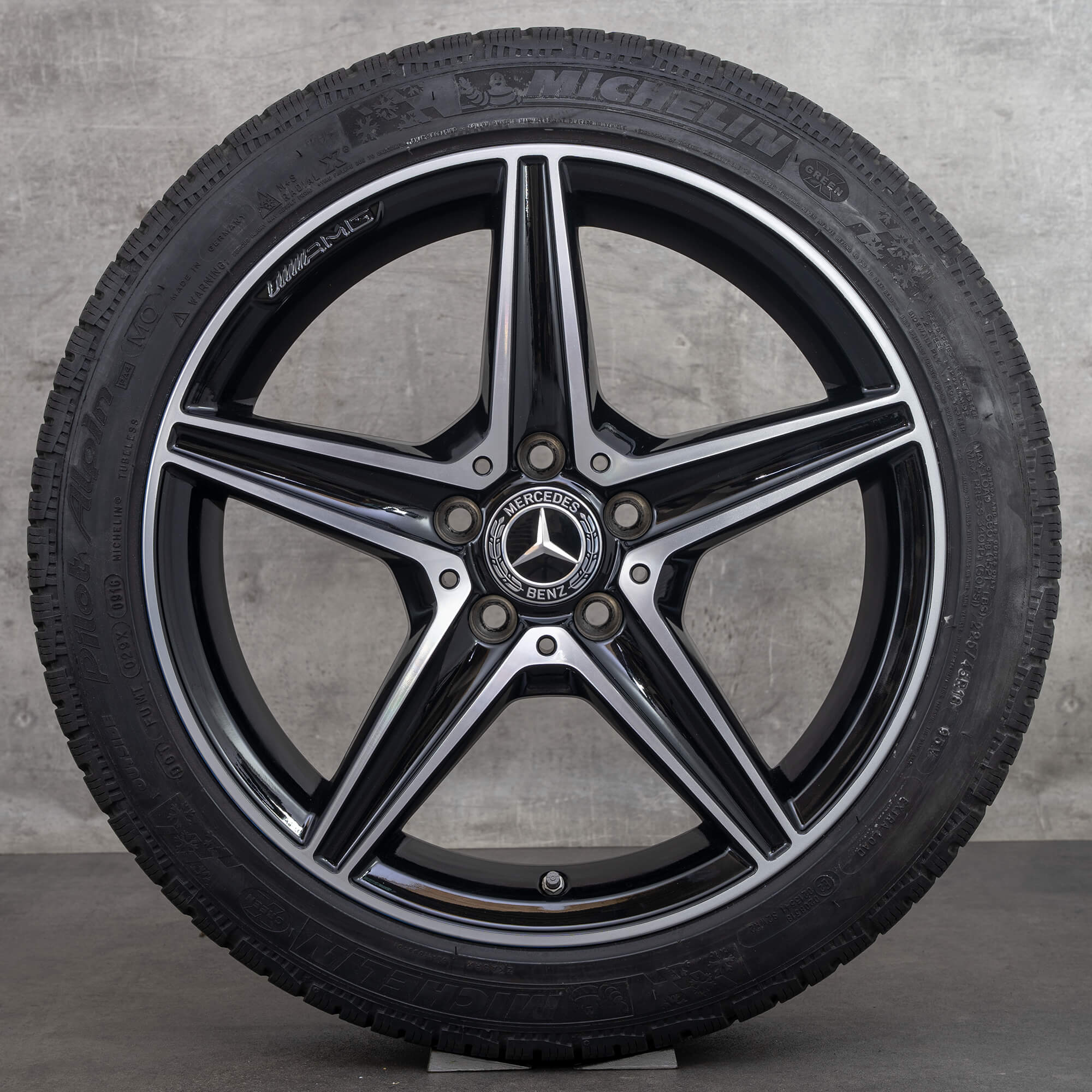 AMG 18 tommer fælge Mercedes Benz C-klasse W205 S205 C43 C450 sports vinterhjul