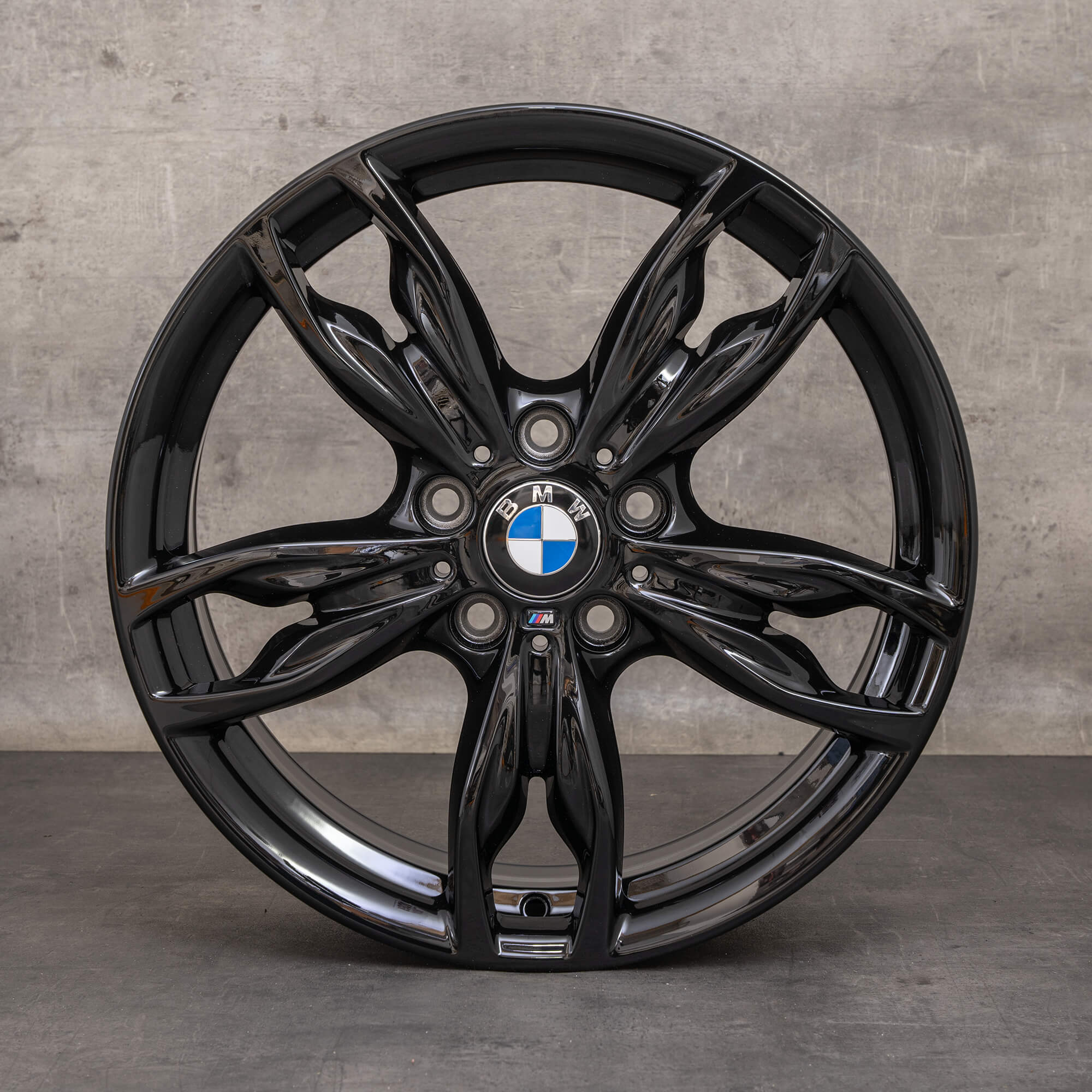 Originele BMW 1 serie 2 wielen 18 inch F20 F21 F22 F23 Styling 436 M 7845870 7845871 zwart glanzend