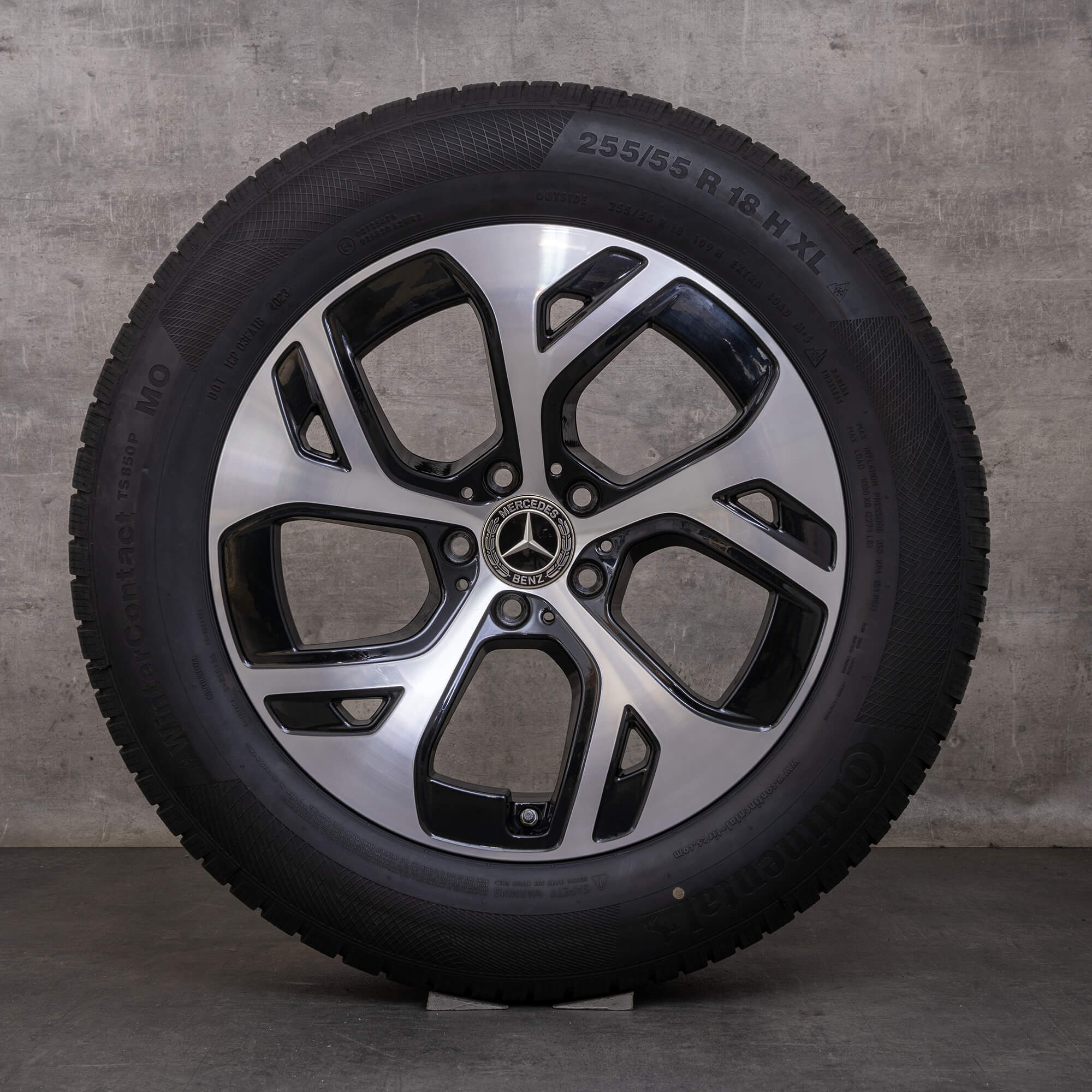 Alkuperäiset Mercedes Benz GLC talvirenkaat 18 tuuman C254 X254 & Hybridit-vanteet A2544010100 A2544014700 musta Kiillotettu