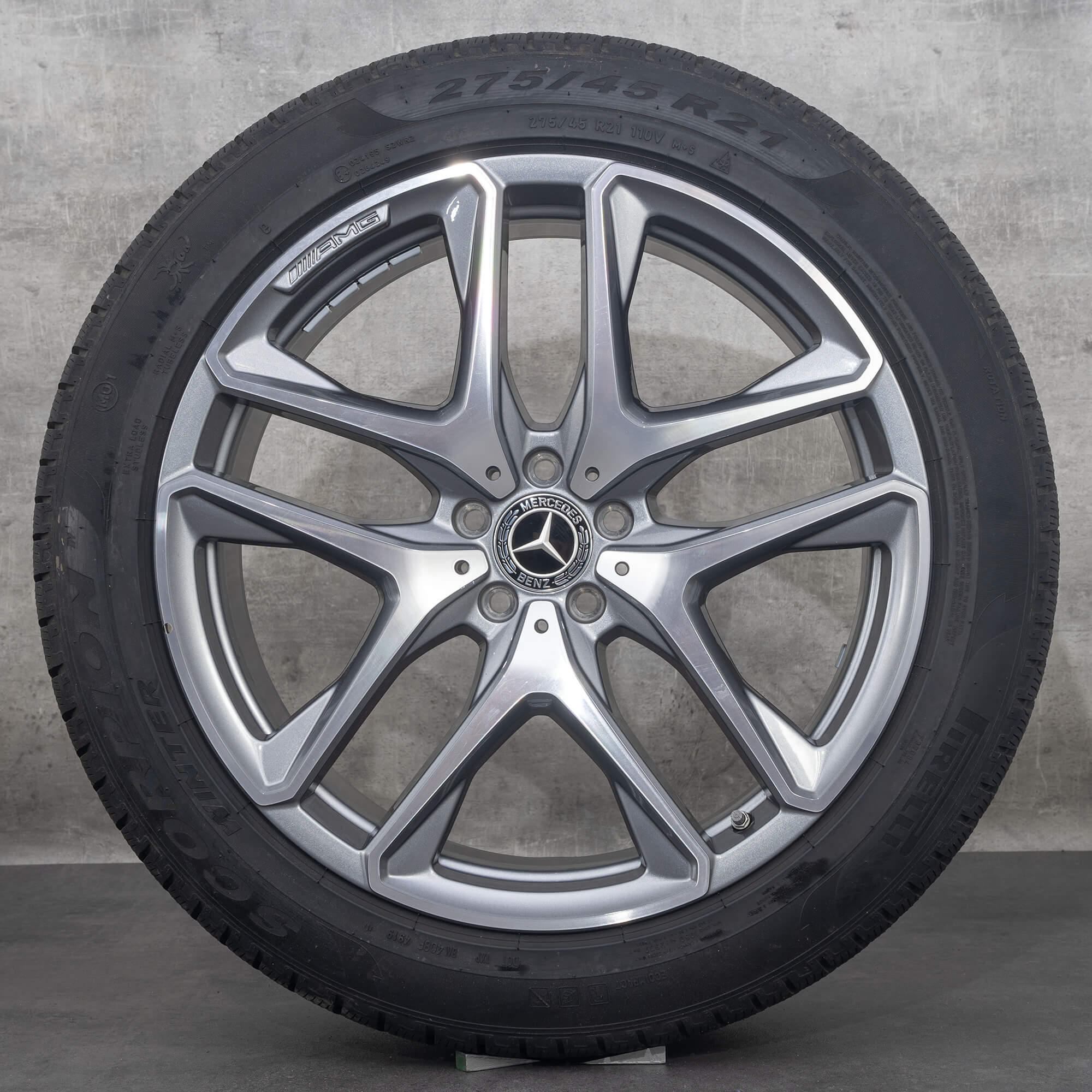 Originale AMG Mercedes Benz GLE 53 63 21 tommer vinterdæk