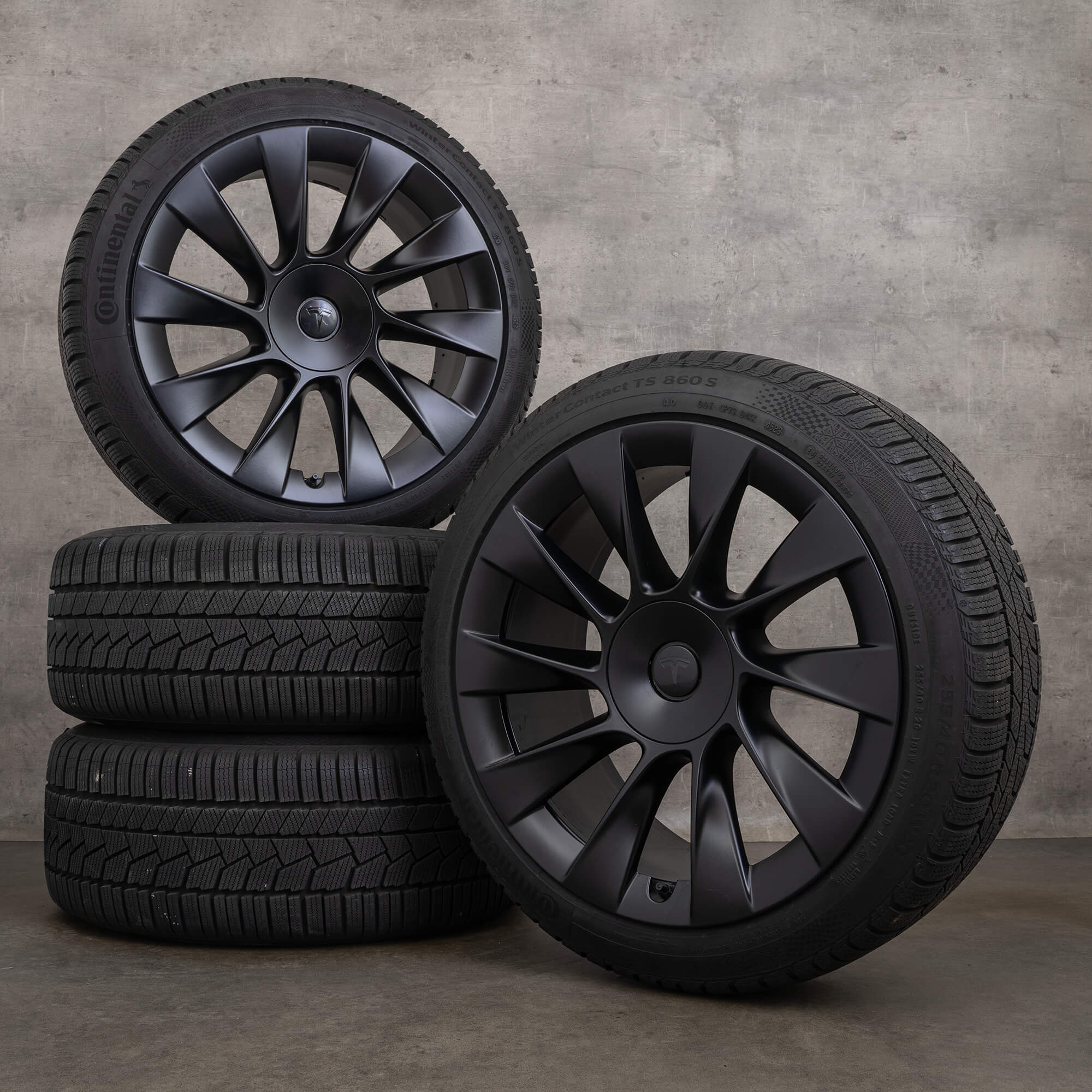 Tesla Model Y Winterräder 20 Zoll Felgen Winterreifen 118822300C schwarz matt