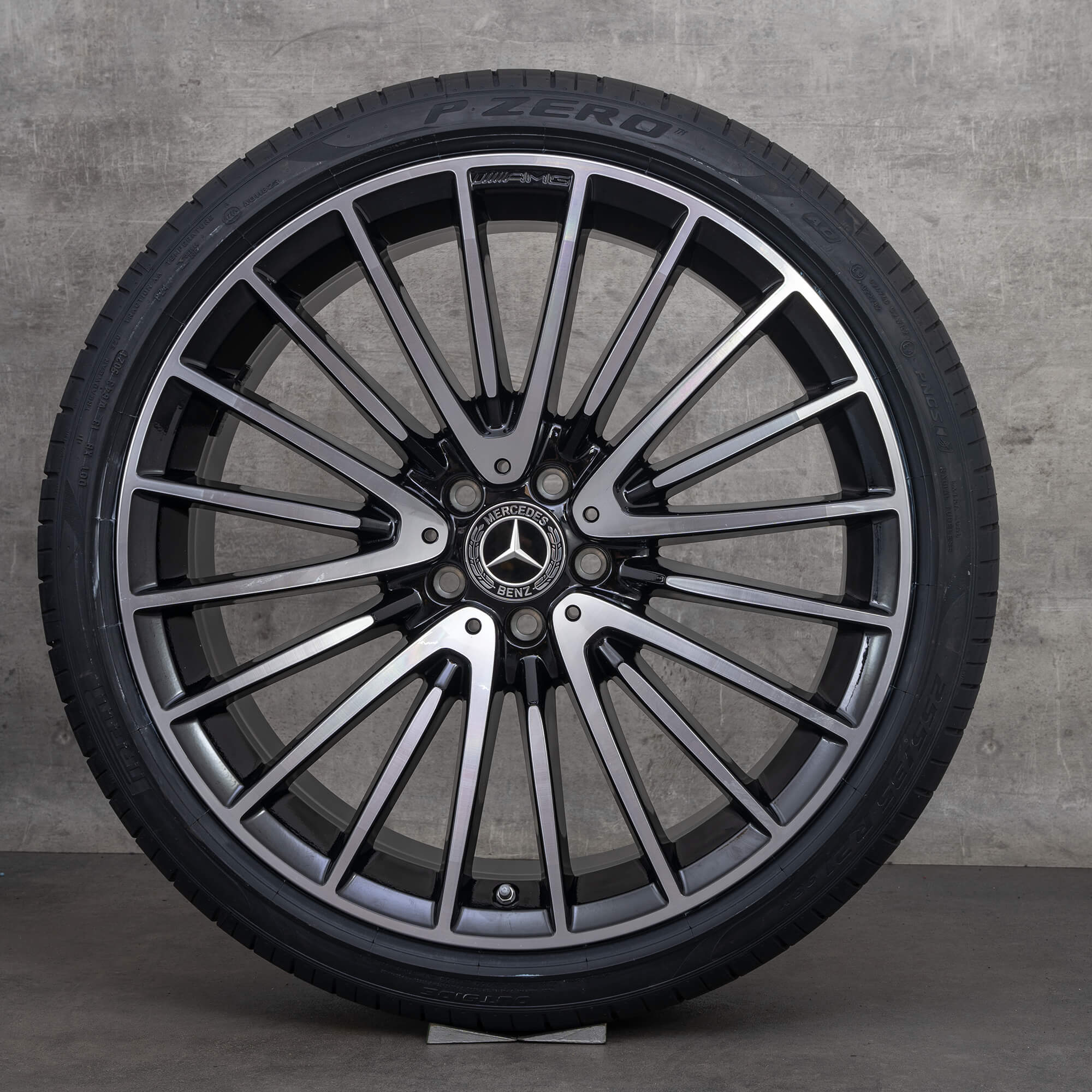 Original Mercedes Benz AMG CLS 53 4Matic Felgen 20 Zoll C257 Sommerräder A2574014200 A2574014300 schwarz glanzgedreht