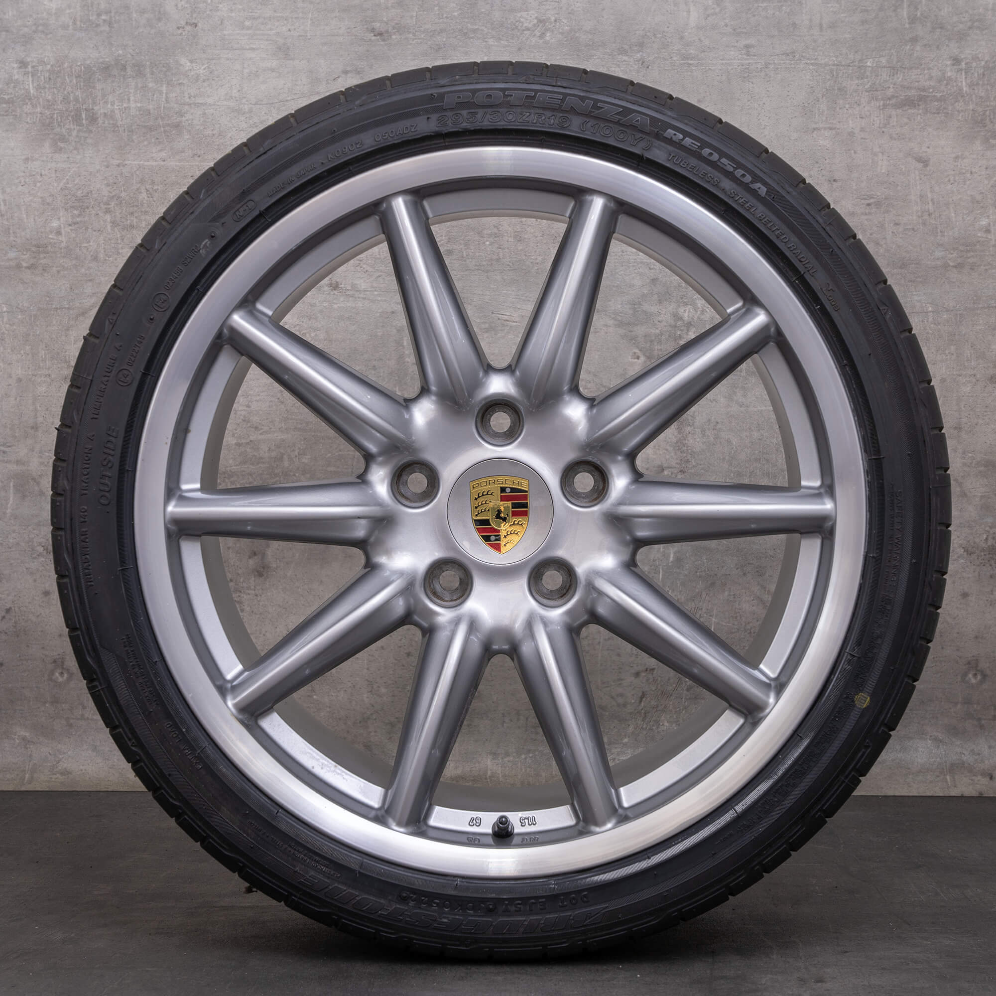 OEM Porsche 997 Carrera Sport Rims C2 C4 19 inch 99736215655 99736216255