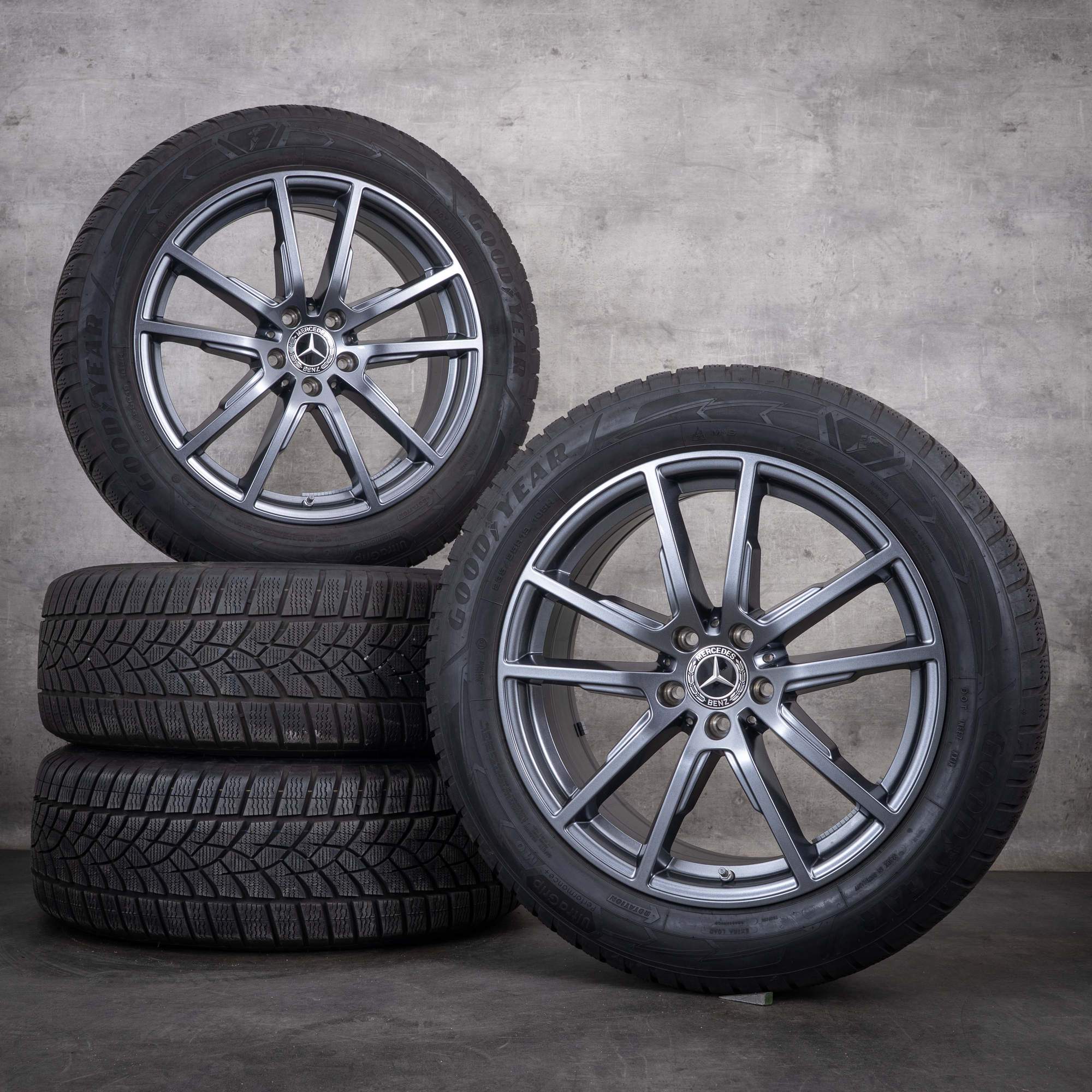 Originální zimní kola Mercedes-Benz EQE 19 palců SUV X294 disky A2944010400 tremolitově šedá