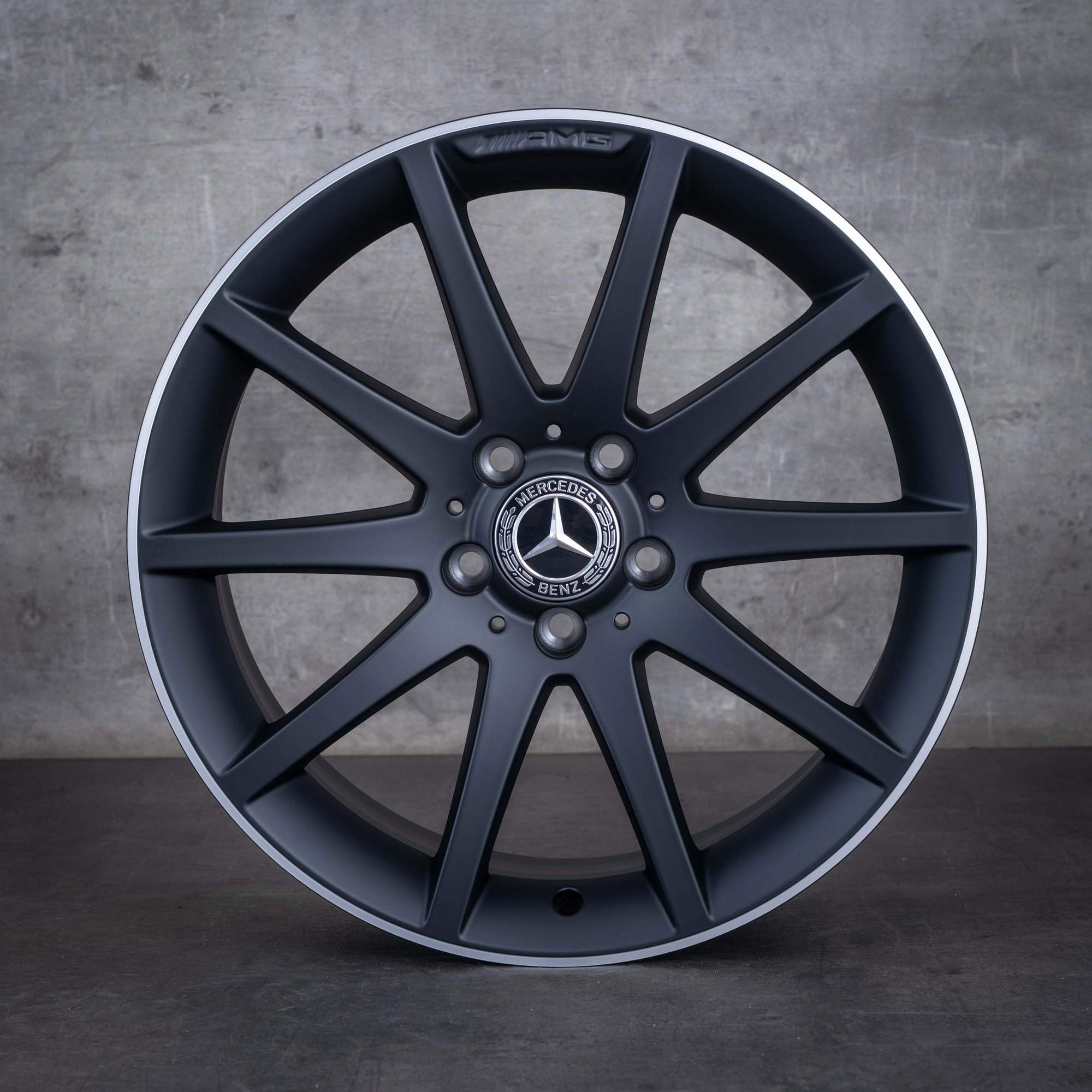 Jante originale Mercedes-Benz SLK 55 SLC 43 AMG de 18 inci R172 A1724013002 A1724013102 negru mat marginea diamantată NOI