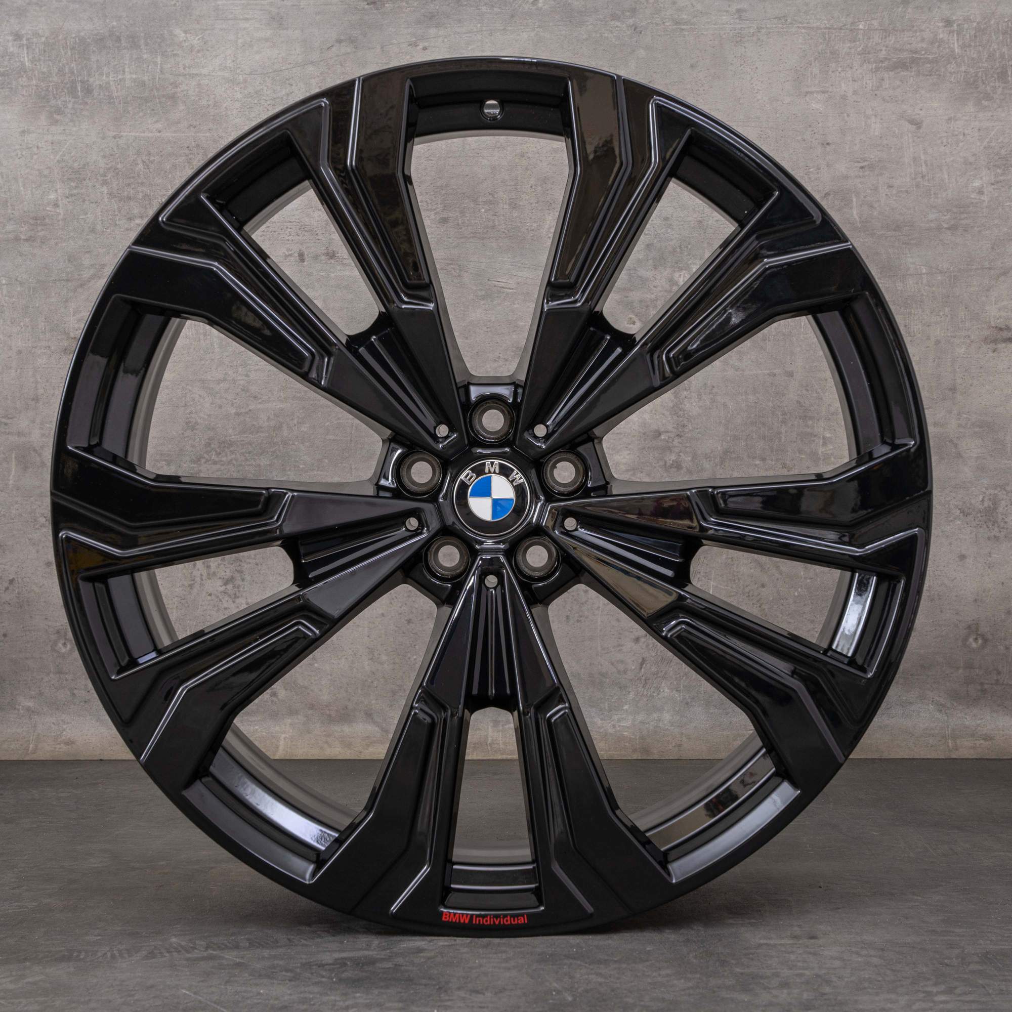Oryginalne felgi BMW X7 23 cale G07 Styling 914 7916264 7916269 czarny błyszczący