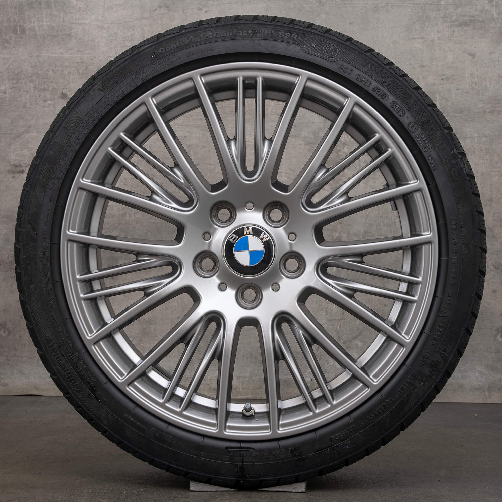 BMW 1 Serisi F20 F21 2 F22 F23 kış jantları 18 inç jantlar lastikleri stil 388